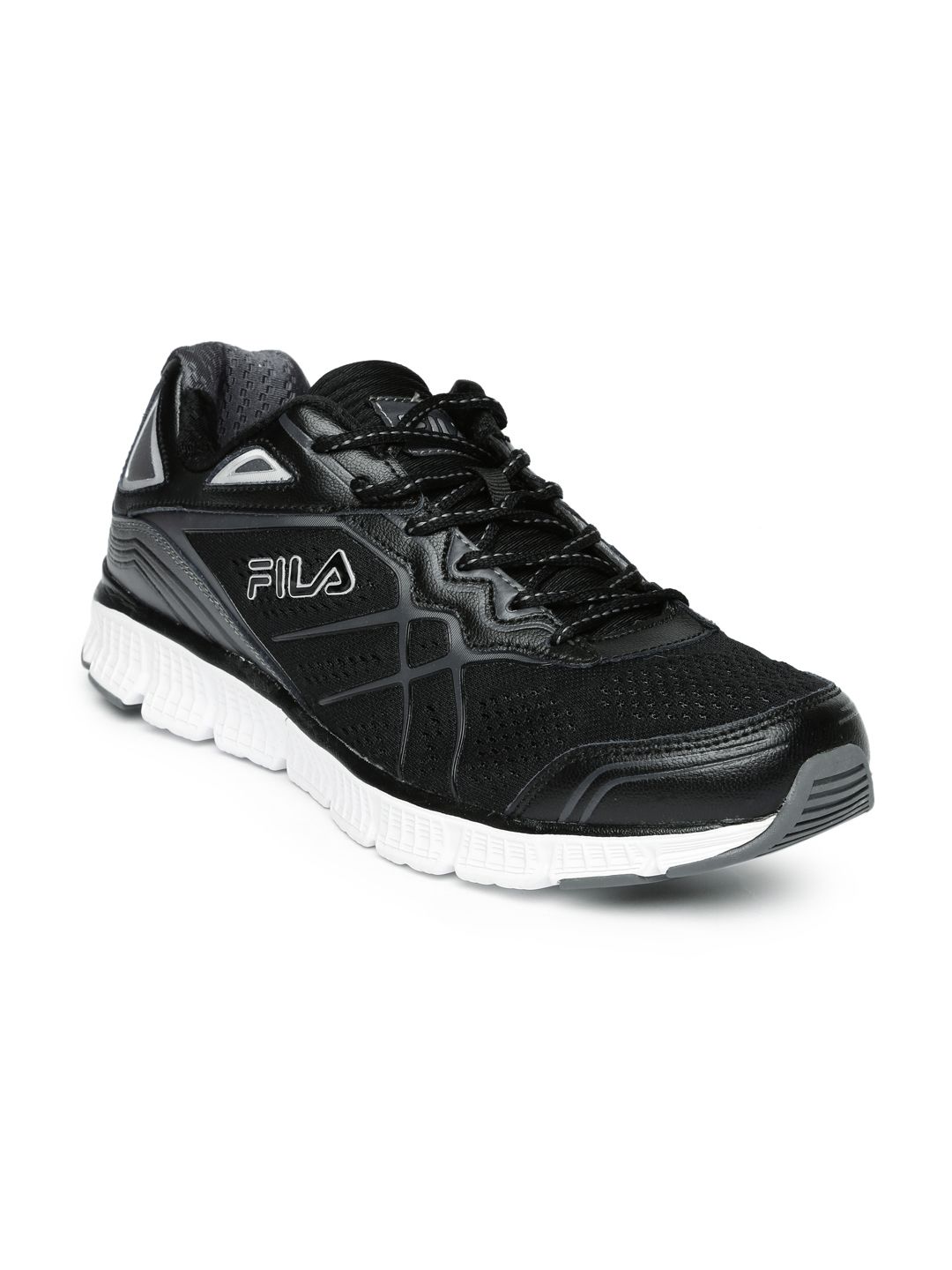 fila running shoes mens black