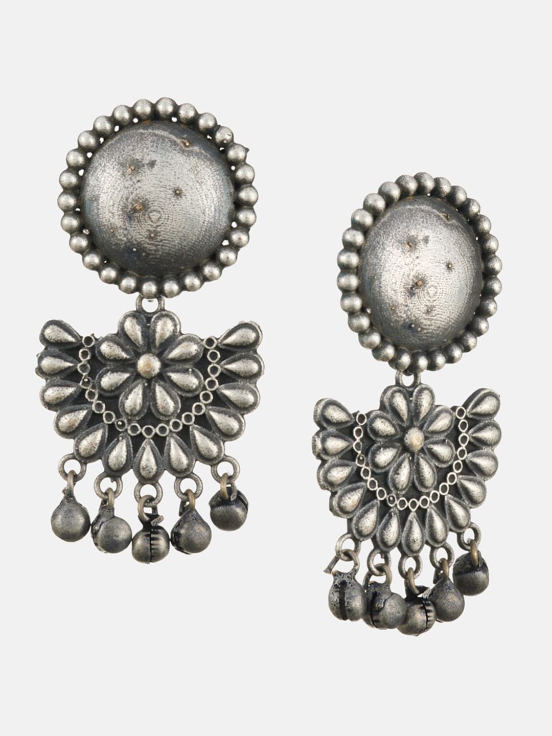 ATIBELLE Silver-Plated Drop Earrings