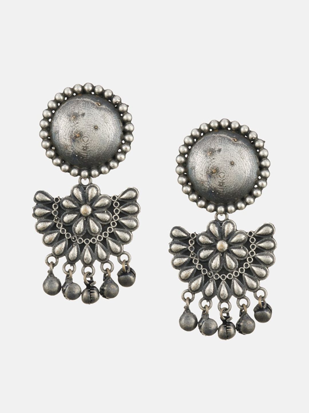 ATIBELLE Silver-Plated Drop Earrings