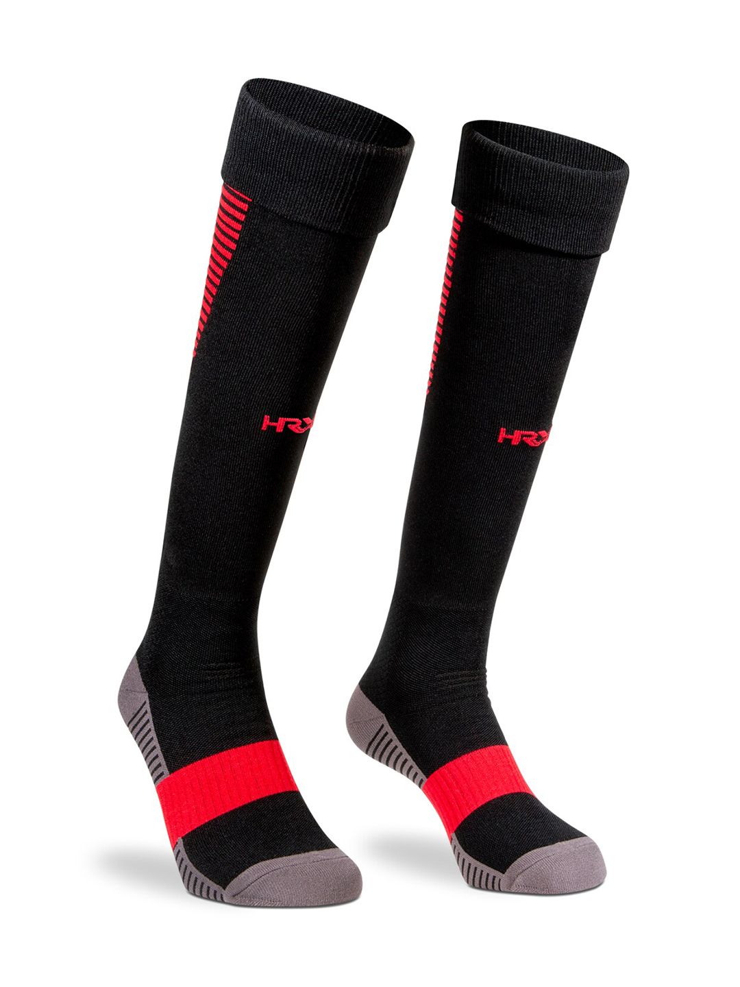 HRX by Hrithik Roshan Men Colourblocked Knee Length Football Socks-picture-37