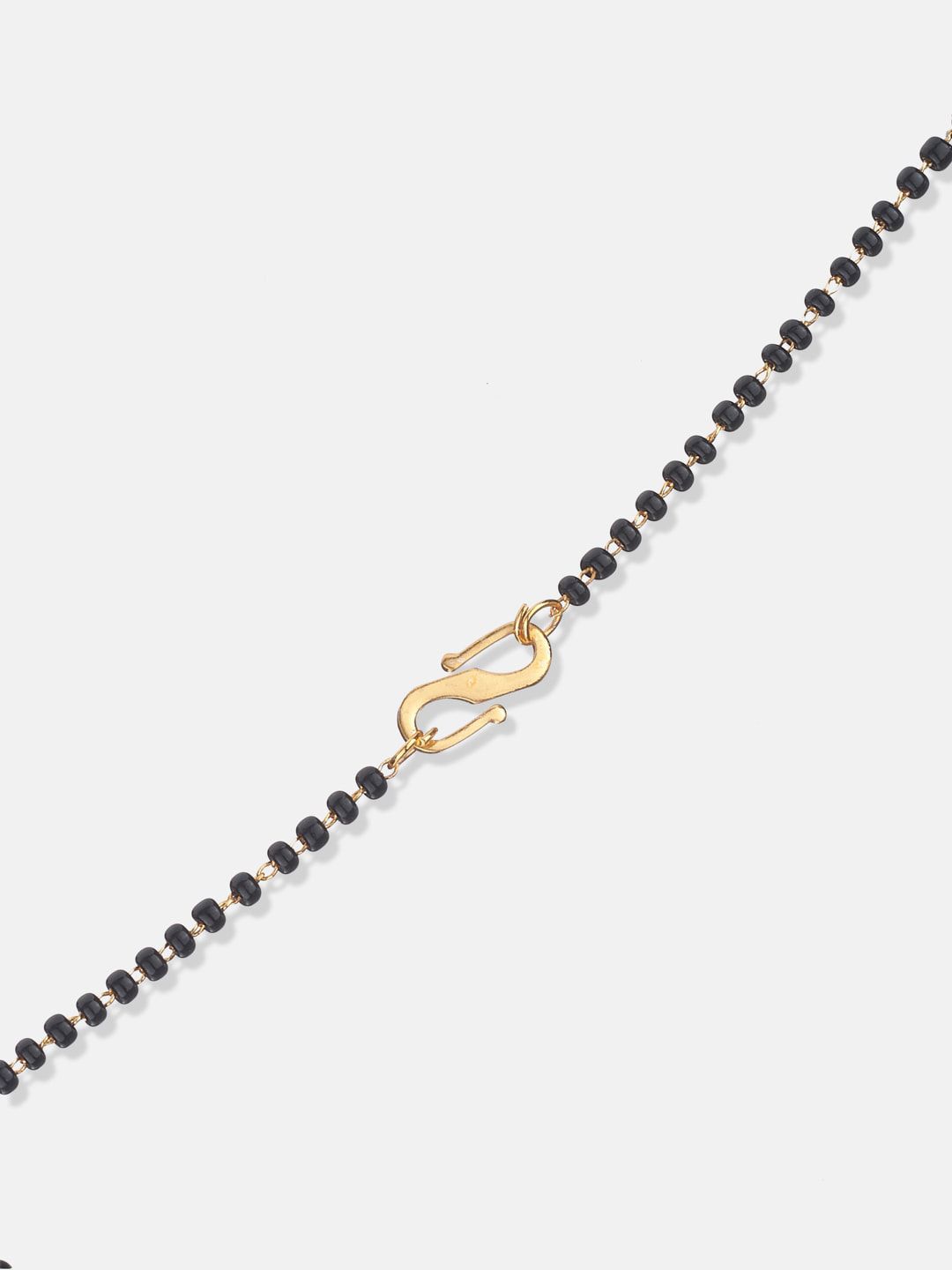 ATIBELLE Set Of 2 Gold Plated & Beaded Mangalsutras