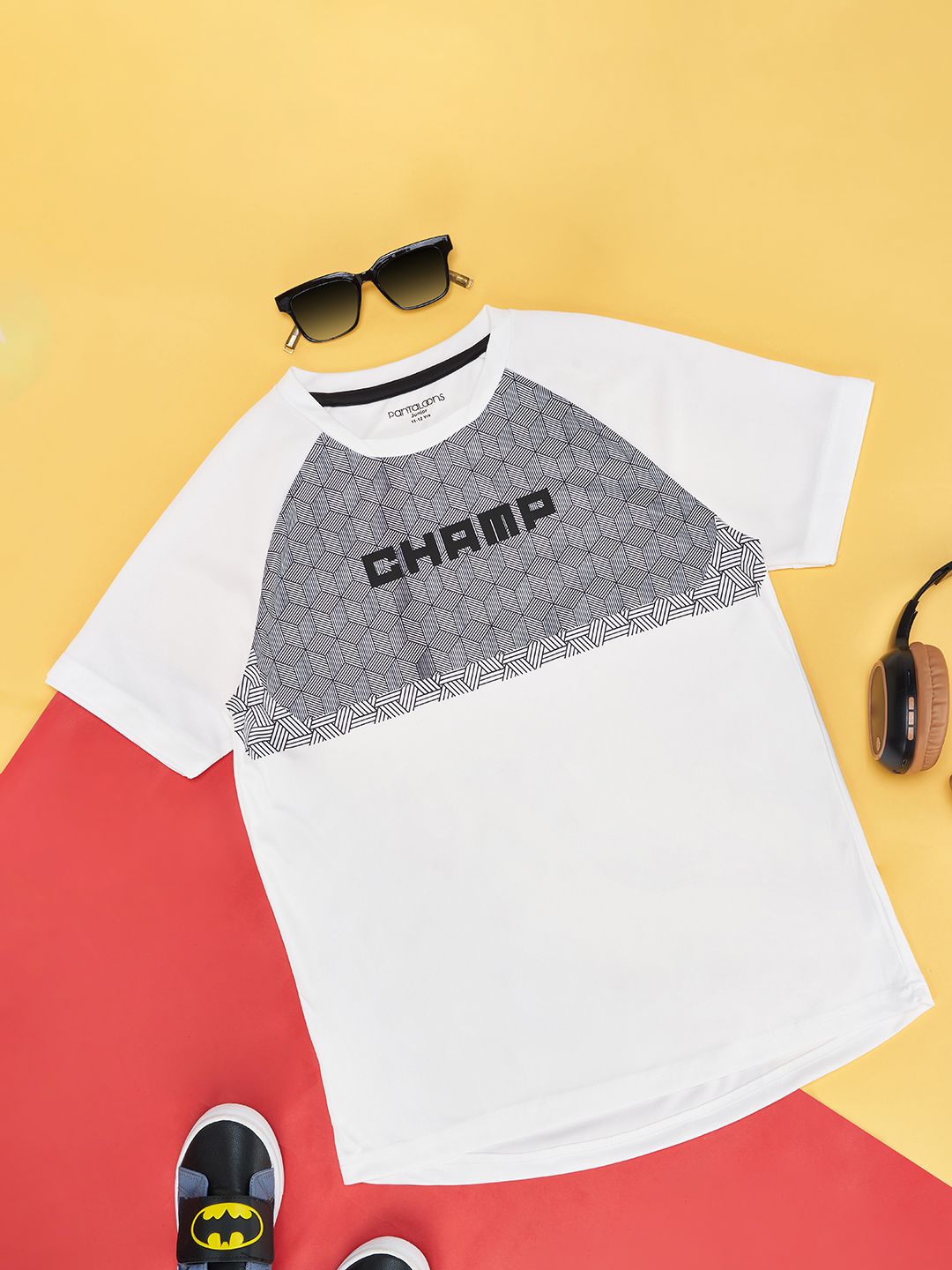 Pantaloons Junior Boys Typography Printed Casual T-shirt-picture-36