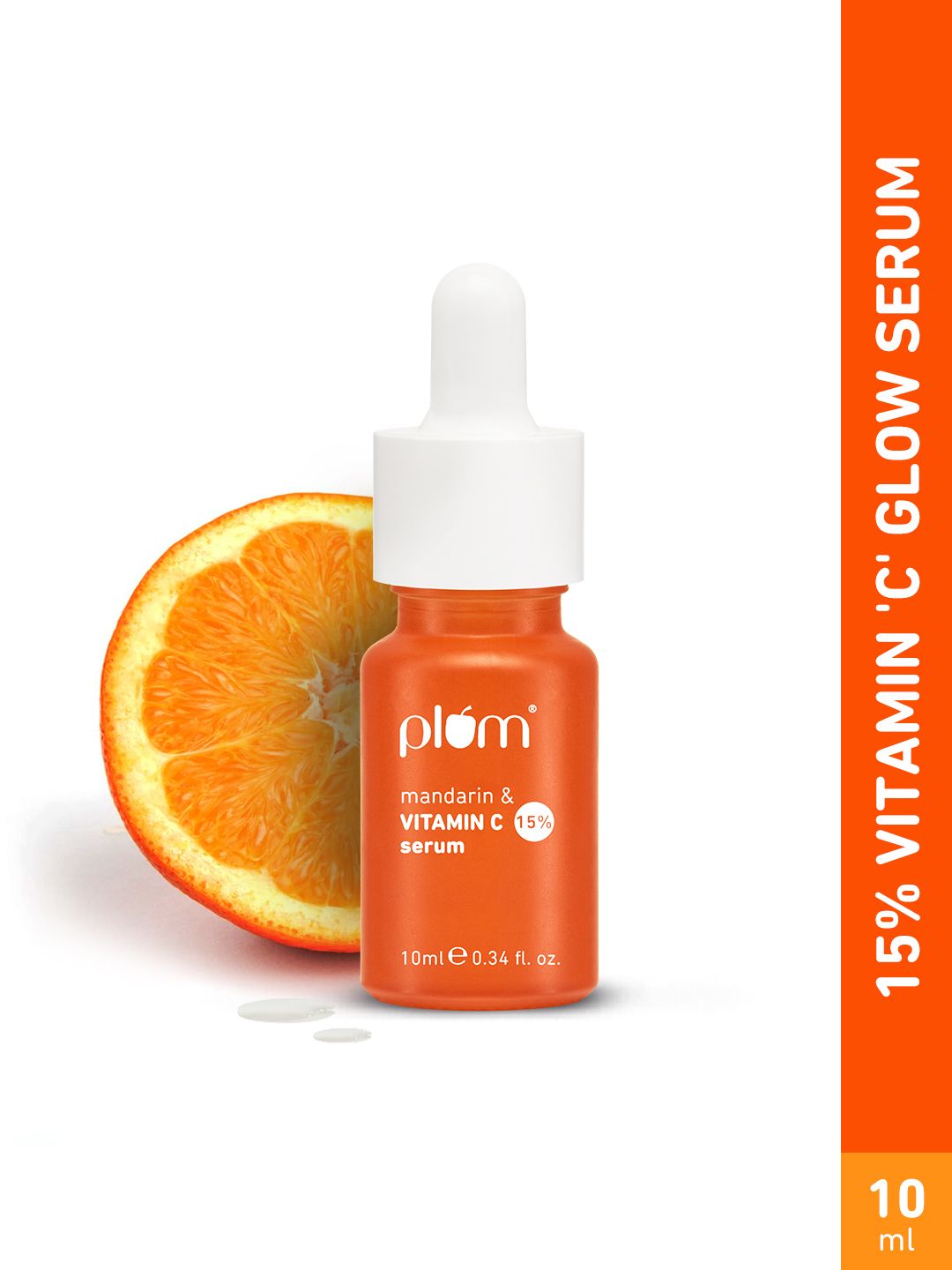 Plum Mandarin & 15% Vitamin C Glow Face Serum - Lightweight & Quick-Absorbing - 10ml-picture-21