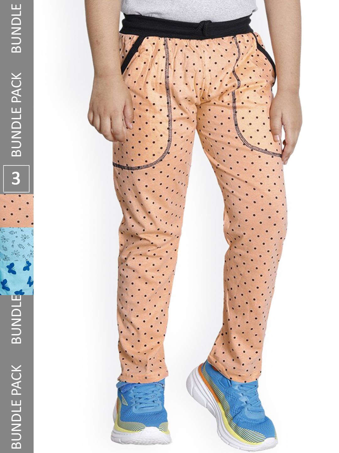 IndiWeaves Boys Pack Of 3 Printed Cotton Track Pants-picture-16