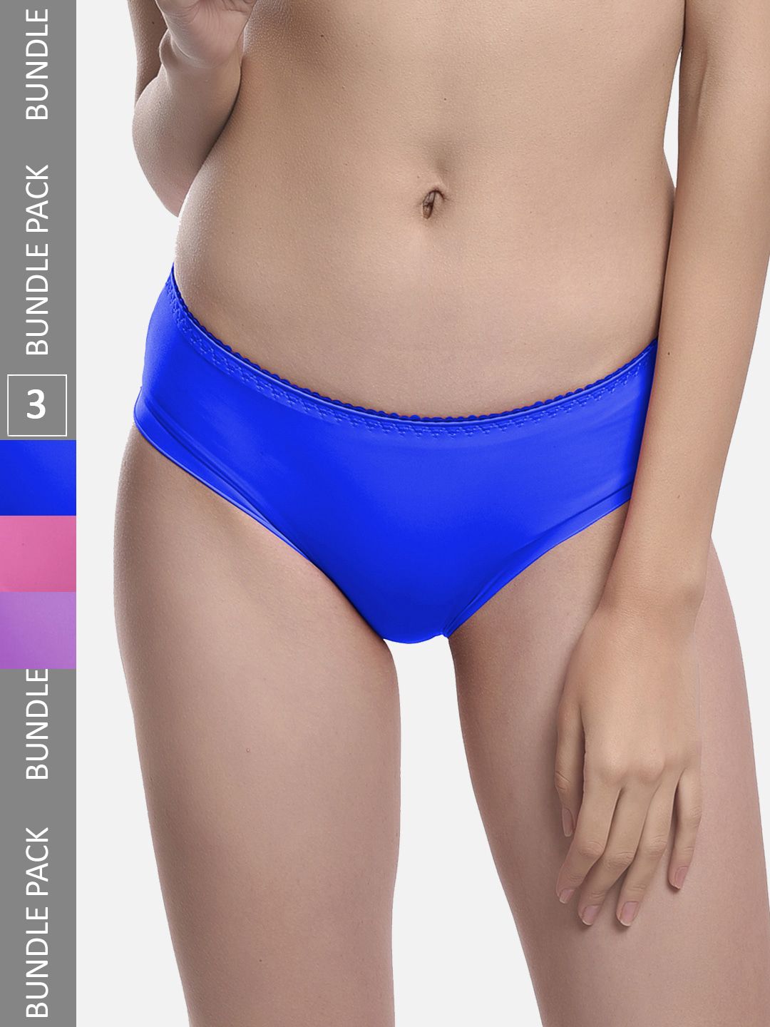 StyFun Women Pack Of 3 Anti Microbial Hipster Briefs LS_Chinki_Panty_BluePurplePink-picture-32