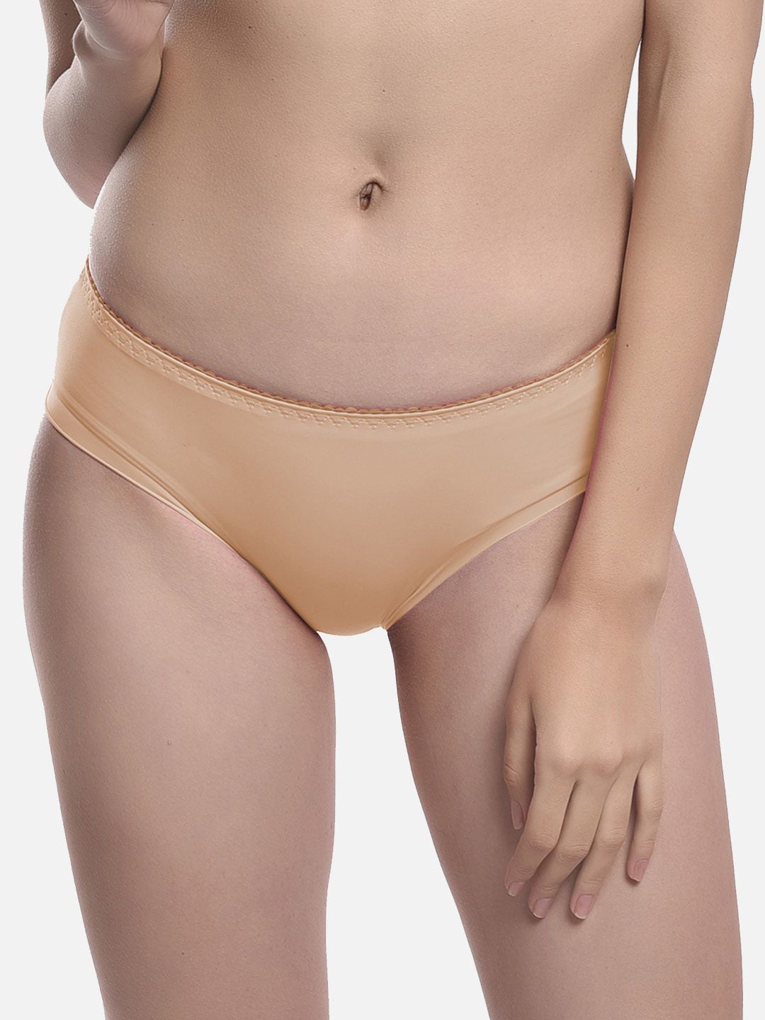 StyFun Women Stretchable Seamless Anti Microbial Hipster Briefs LS_Chinki_Panty_Beige-picture-11