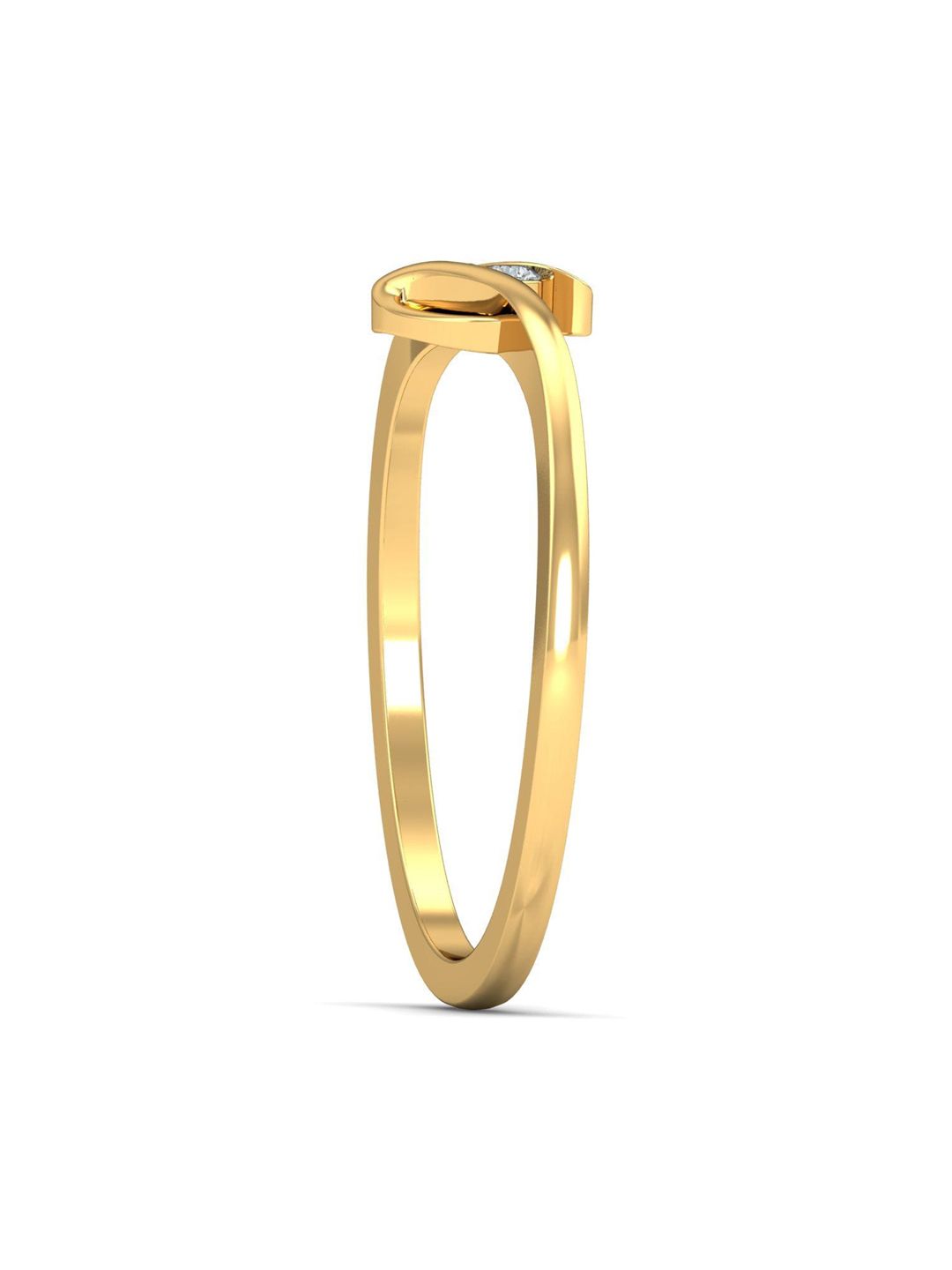 KUBERBOX Toccarsi 18KT Gold Diamond-Studded Ring-1.8 gm-picture-41