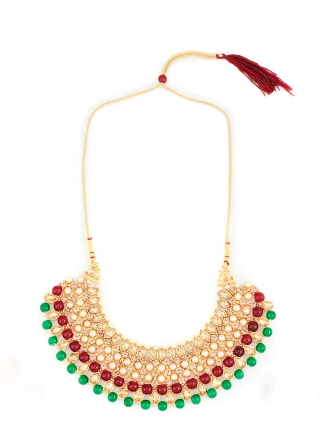 ATIBELLE Gold-Plated Studded Necklace