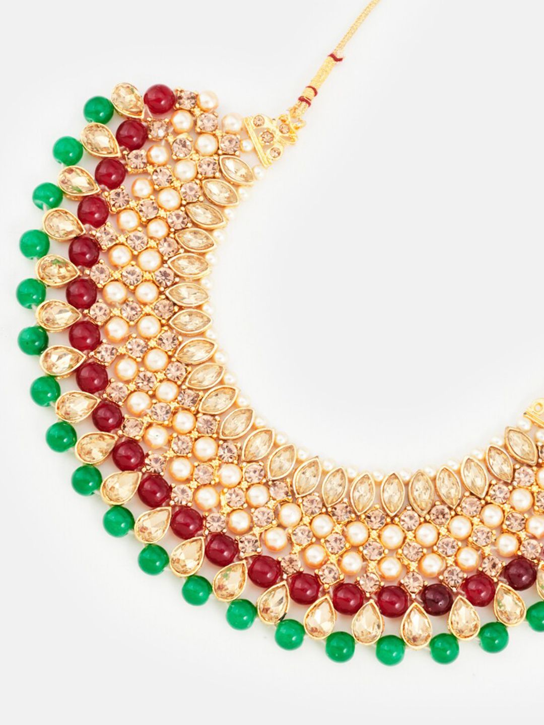 ATIBELLE Gold-Plated Studded Necklace