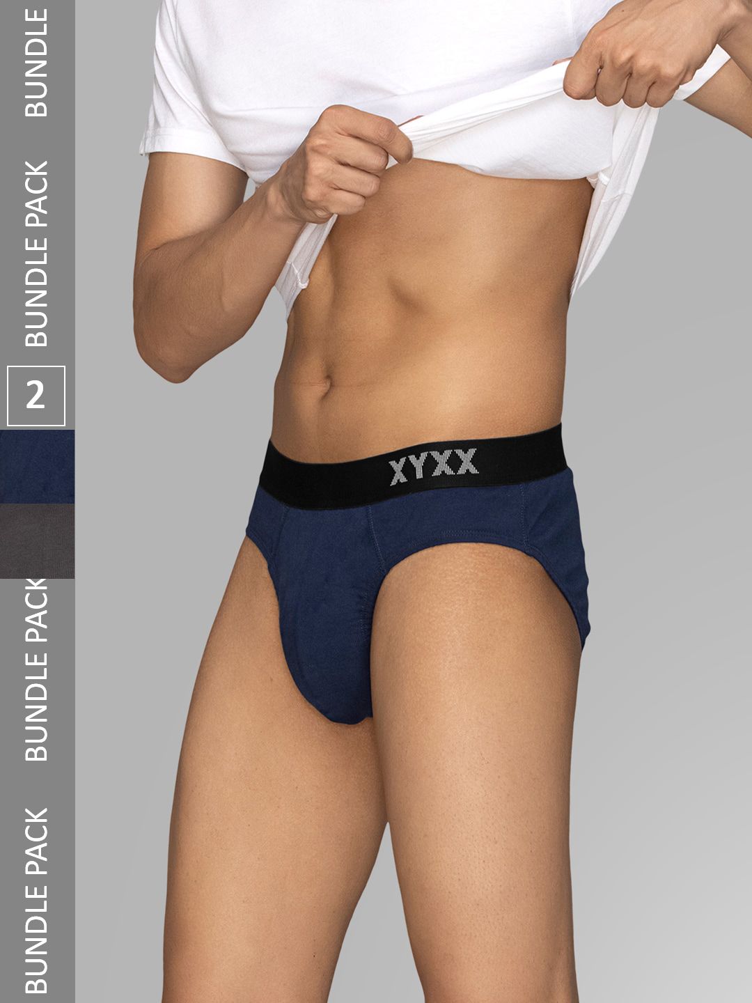 XYXX Mens Solid Pack of 2 Combed Cotton Pace Brief XYBRF2PCKN667-picture-41