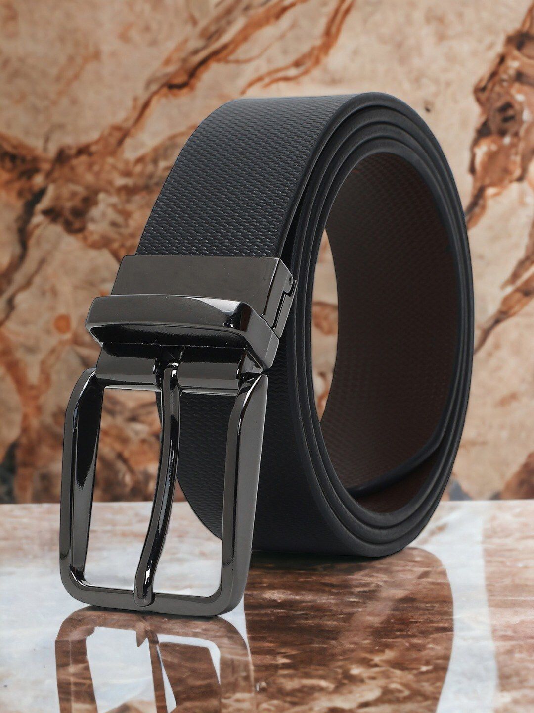 CRUSSET Men Leather Reversible Formal Belt-picture-21