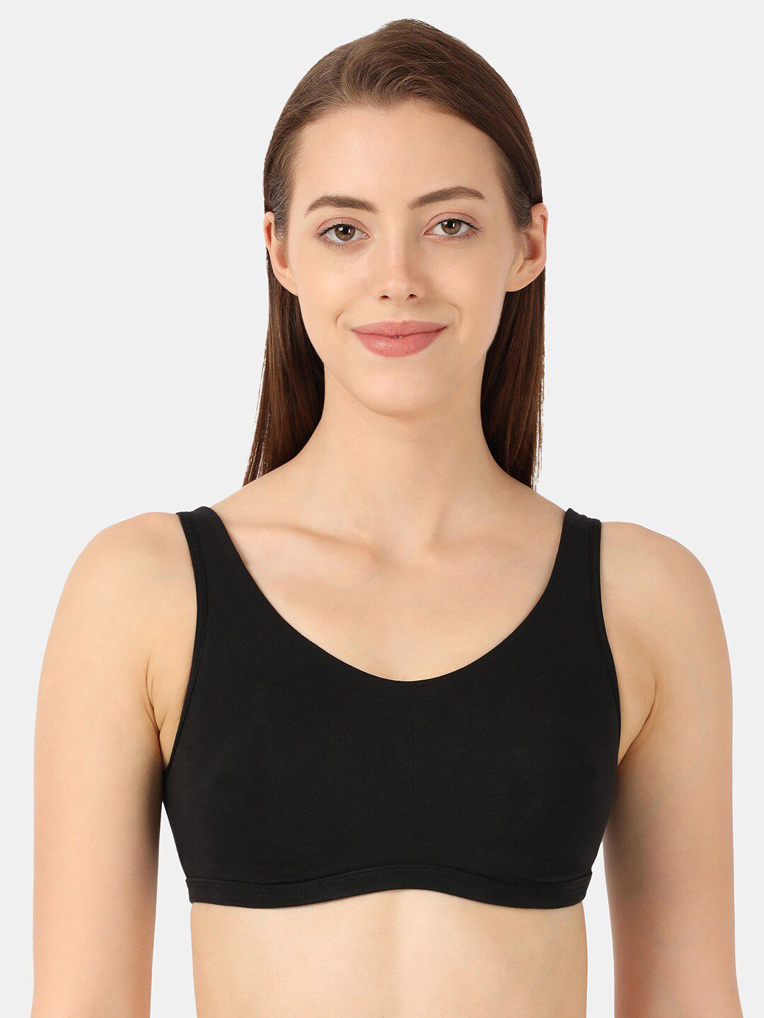 Jockey Stretch Slip On Crop Top With Stayfresh Treatment-1550-picture-20