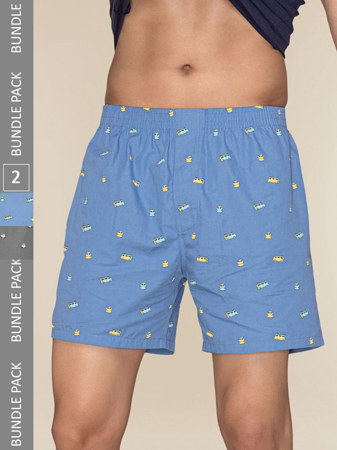 XYXX Men Printed Pack of 2 Combed Cotton Splash Boxers-XYBOX2PCKN328-picture-53