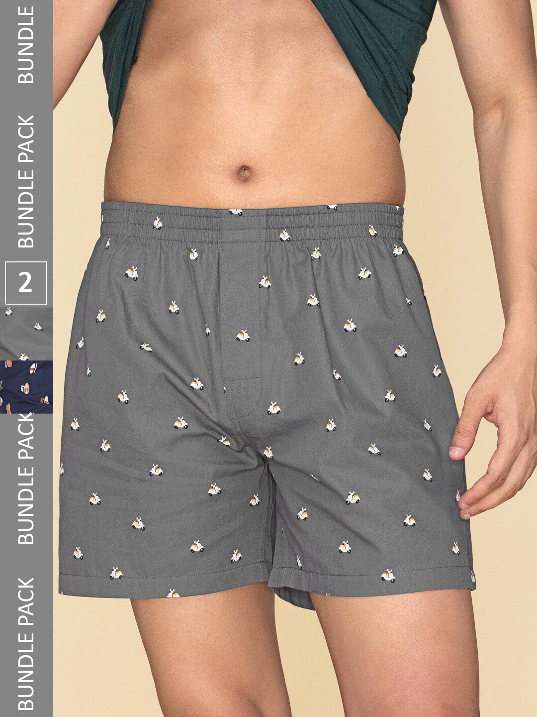 XYXX Men Printed Pack Of 2 Combed Cotton Splash Boxer XYBOX2PCKN327-image-18