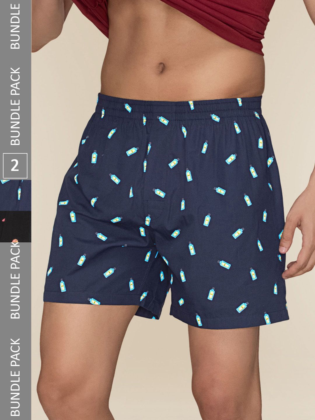 XYXX Men Printed Pack Of 2 Combed Cotton Splash Boxer XYBOX2PCKN332-image-39