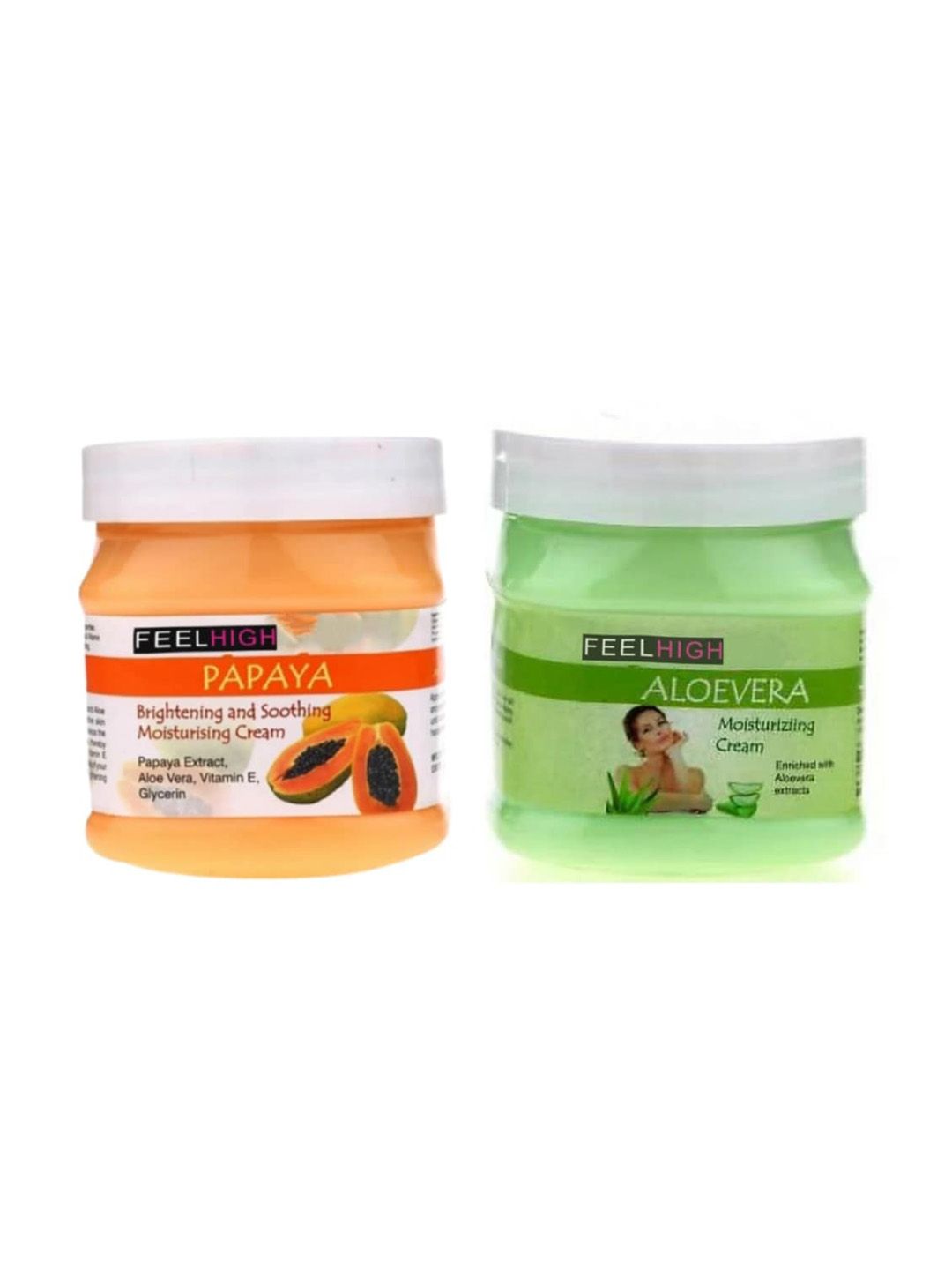 FEELHIGH Set Of 2 Papaya & Aloe Vera Face & Body Cream - 500 ml Each-picture-20