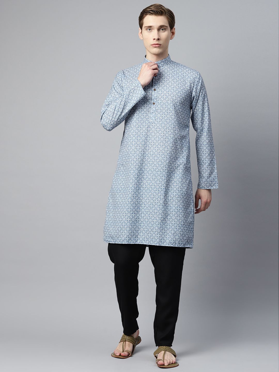 Luxrio Ethnic Motifs Printed Kurta-picture-41