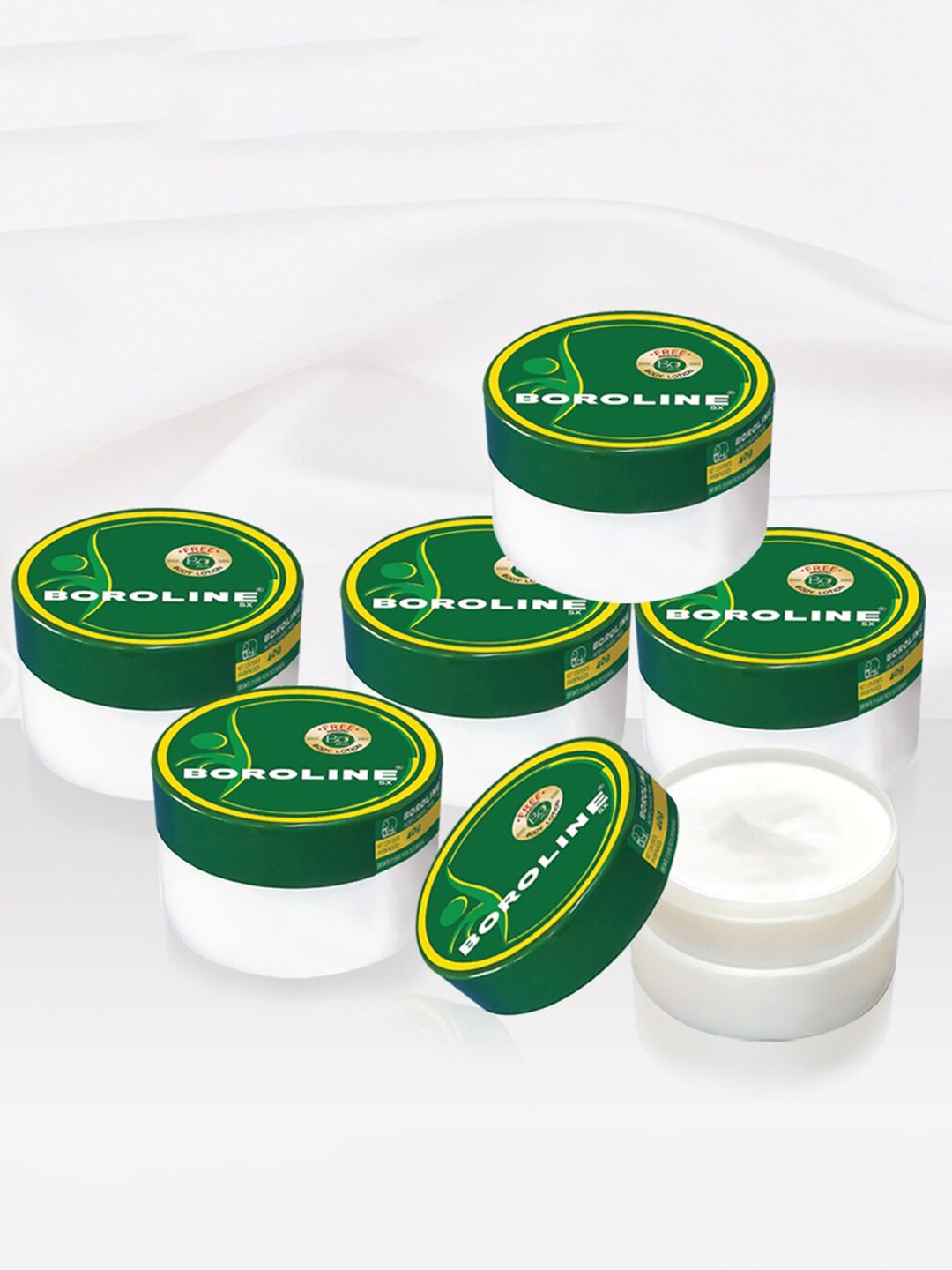 BOROLINE Set of 6 Smoothening Face & Body Moisturizer for Dry Skin - 40 g Each-picture-16
