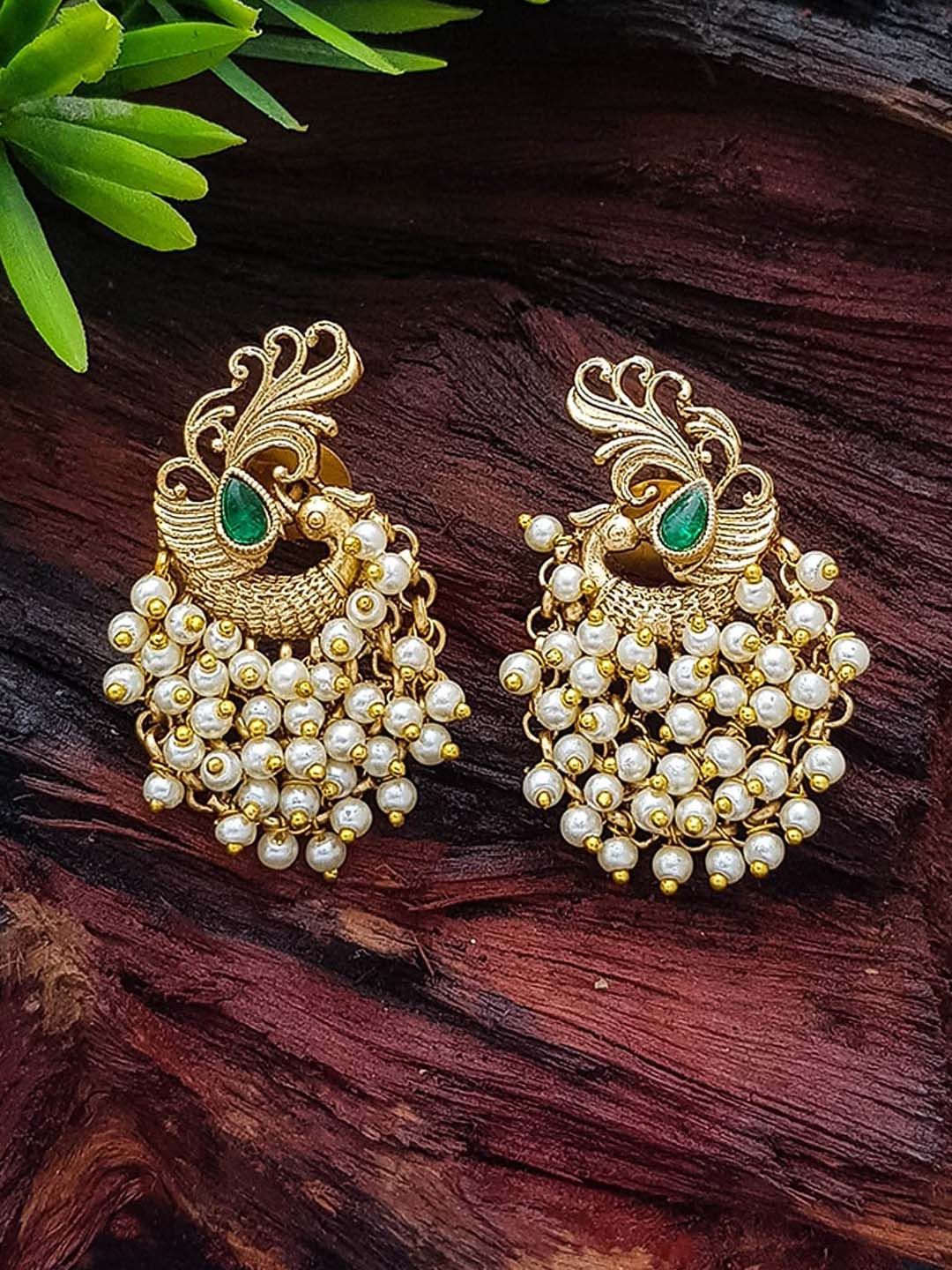 Buy Gold Earrings for Women by Oomph Online  Ajiocom