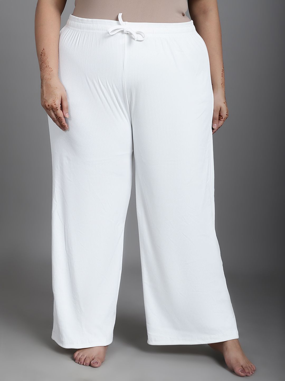 NEUDIS Women Plus Size Ribbed Lounge Pants-picture-32