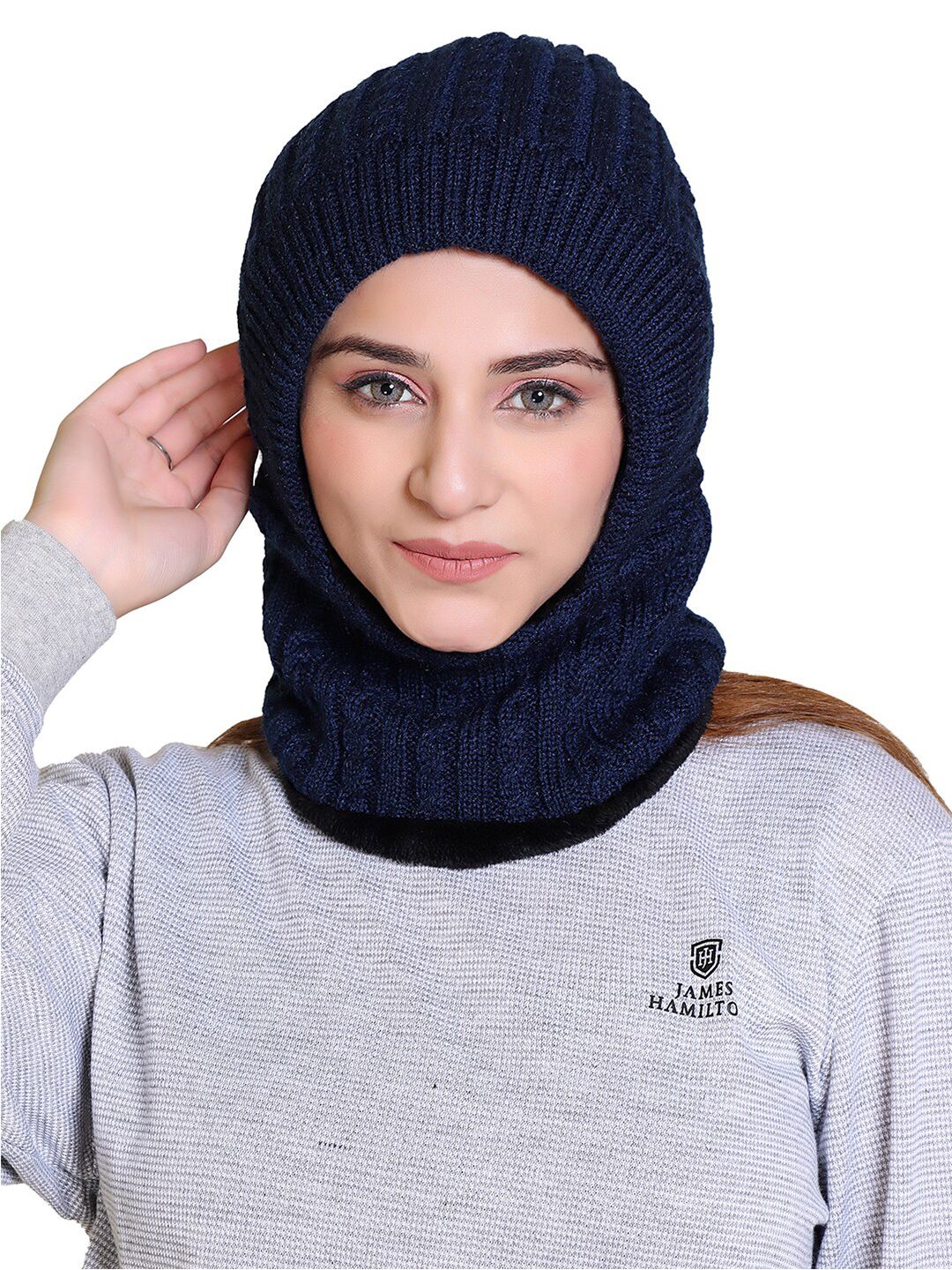 Gajraj Unisex Self Design Balaclava-picture-26