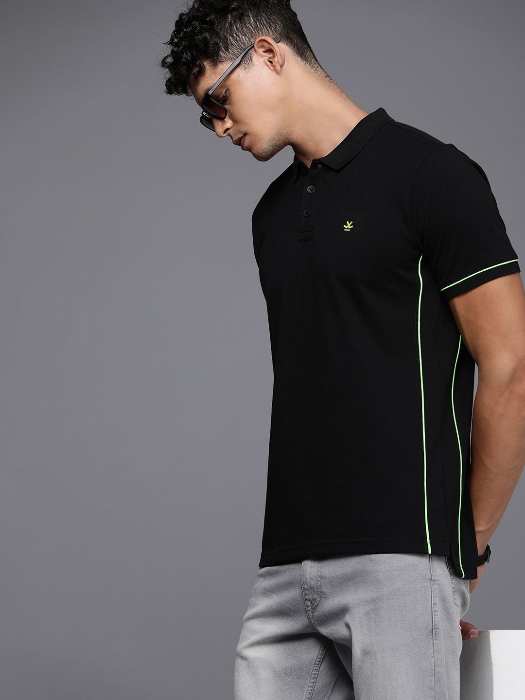 WROGN Polo Collar T-shirt