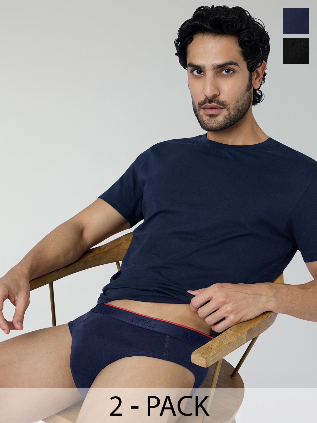 XYXX Men Pack Of 2 Cotton Basic Briefs XYBRF2PCKN657-picture-52