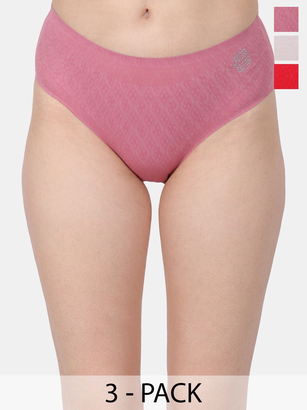 Amour Secret Pack Of 3 Self-Design Leak Proof Hipster Briefs-picture-26