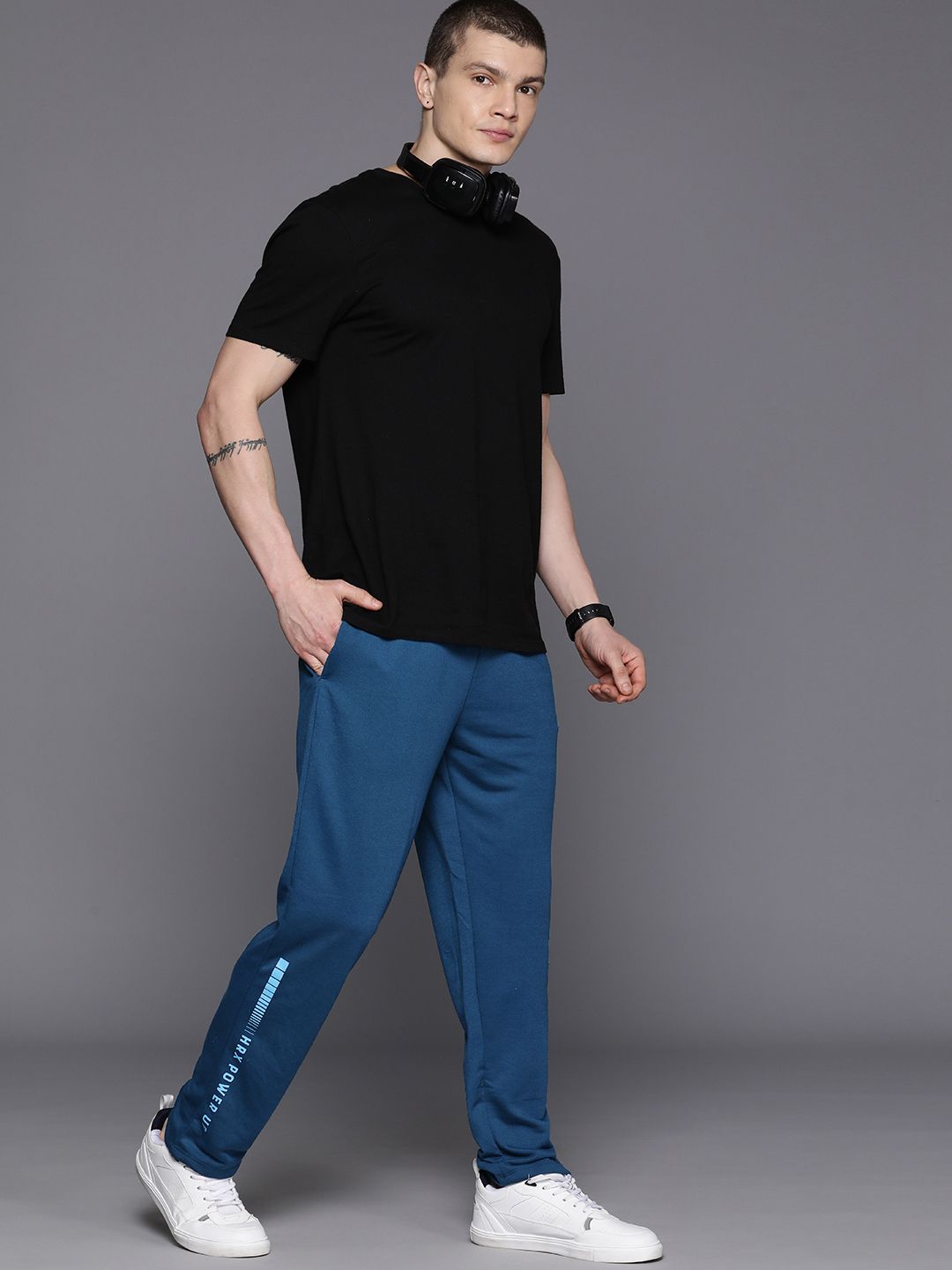 HRX by Hrithik Roshan Men Solid Lifestyle Track Pants-picture-56