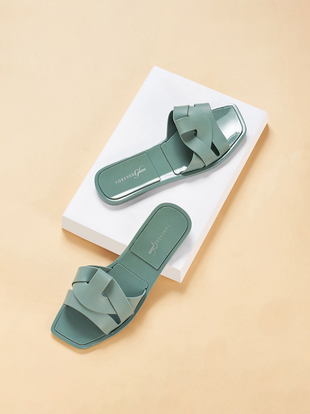 Forever Glam by Pantaloons Strappy Open Toe Flats-picture-41