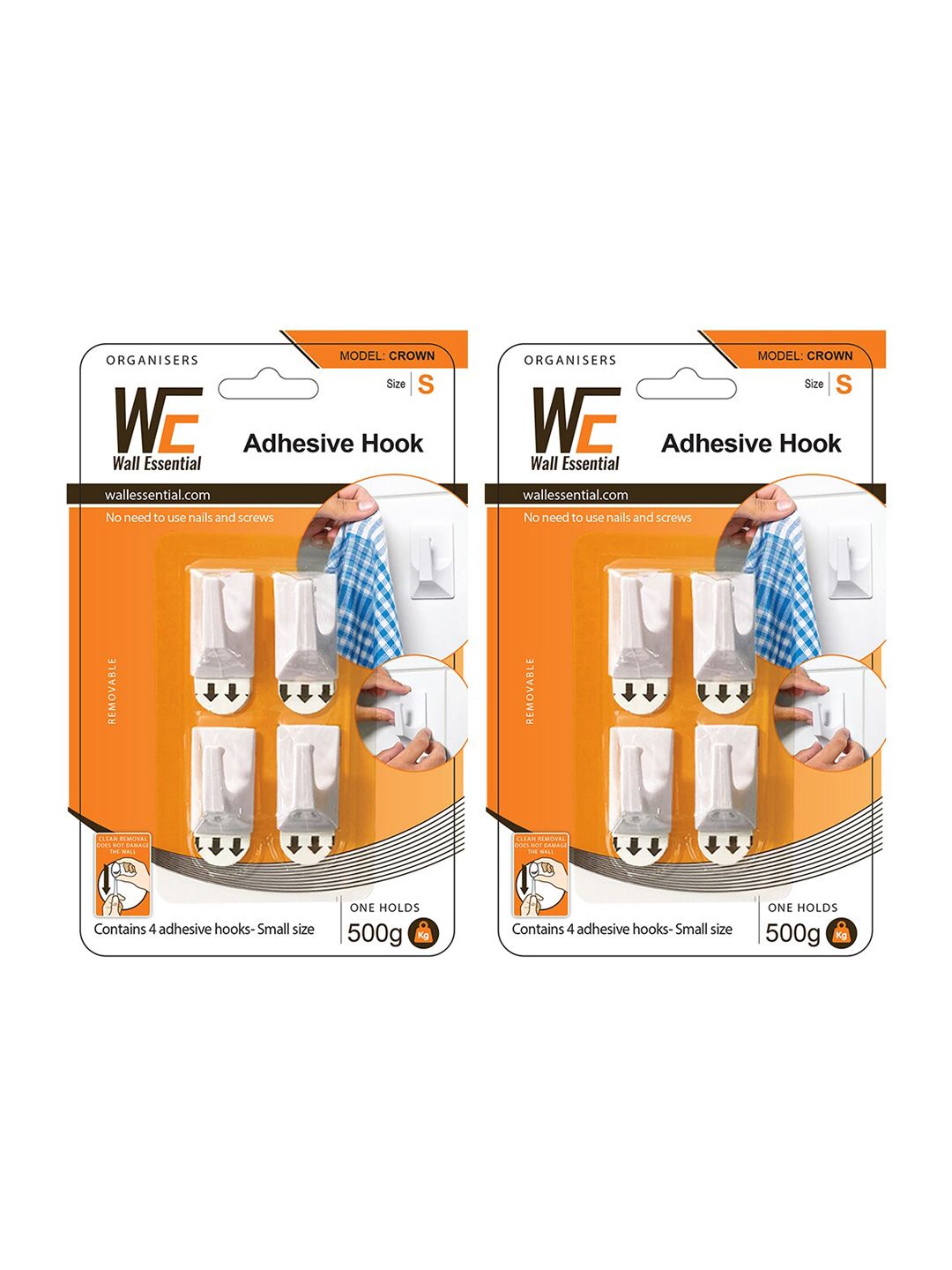 Art Street Pack of 2 Smart Wall Hooks-image-37