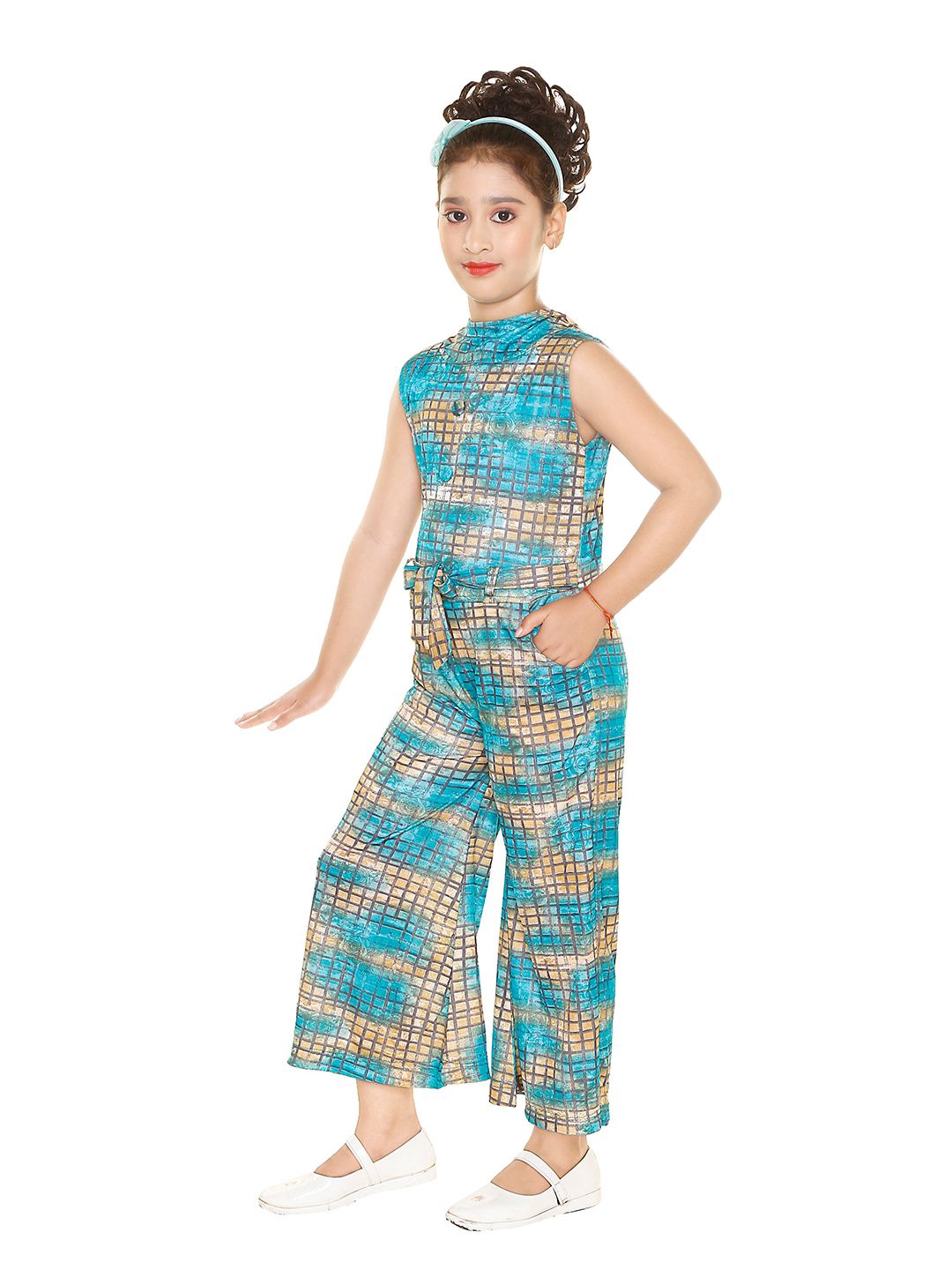 BAESD Girls Printed Sleeves Basic Jumpsuit-picture-50