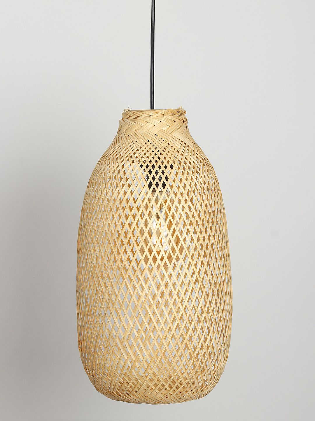 HABERE INDIA Beige Bamboo Pendant Lampshade-picture-39