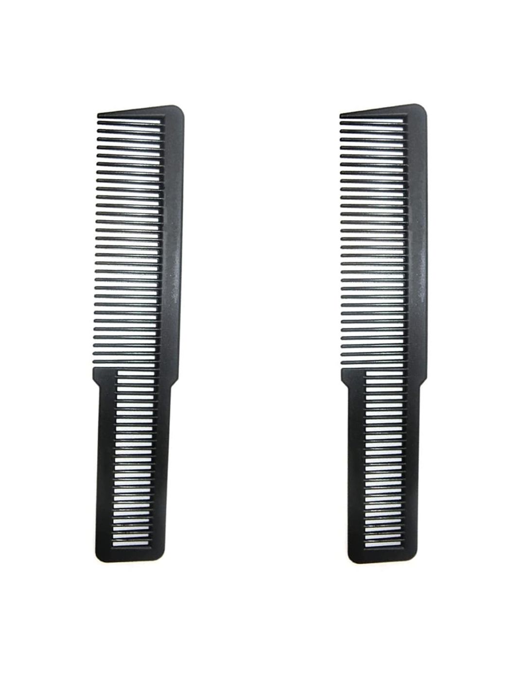 FEELHIGH Set Of 2 Professional Antistatic Hard Carbon Combs For Styling Sectioning - Black-picture-36