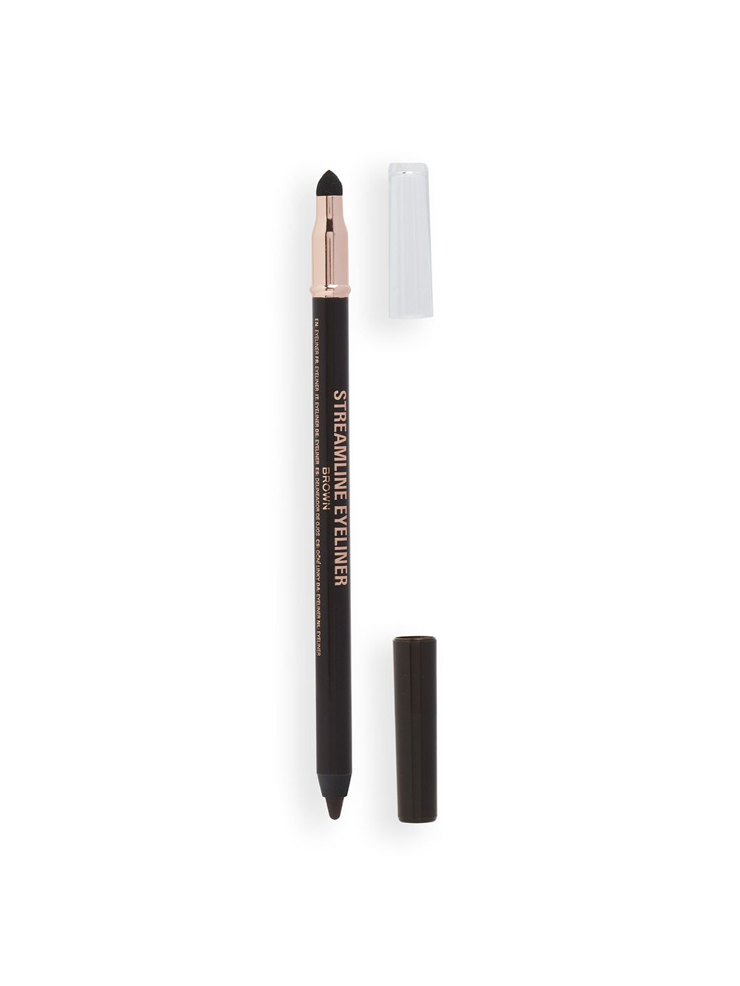 Makeup Revolution London Streamline Waterline Smudge-Proof Eyeliner Pencil - Brown-image-42