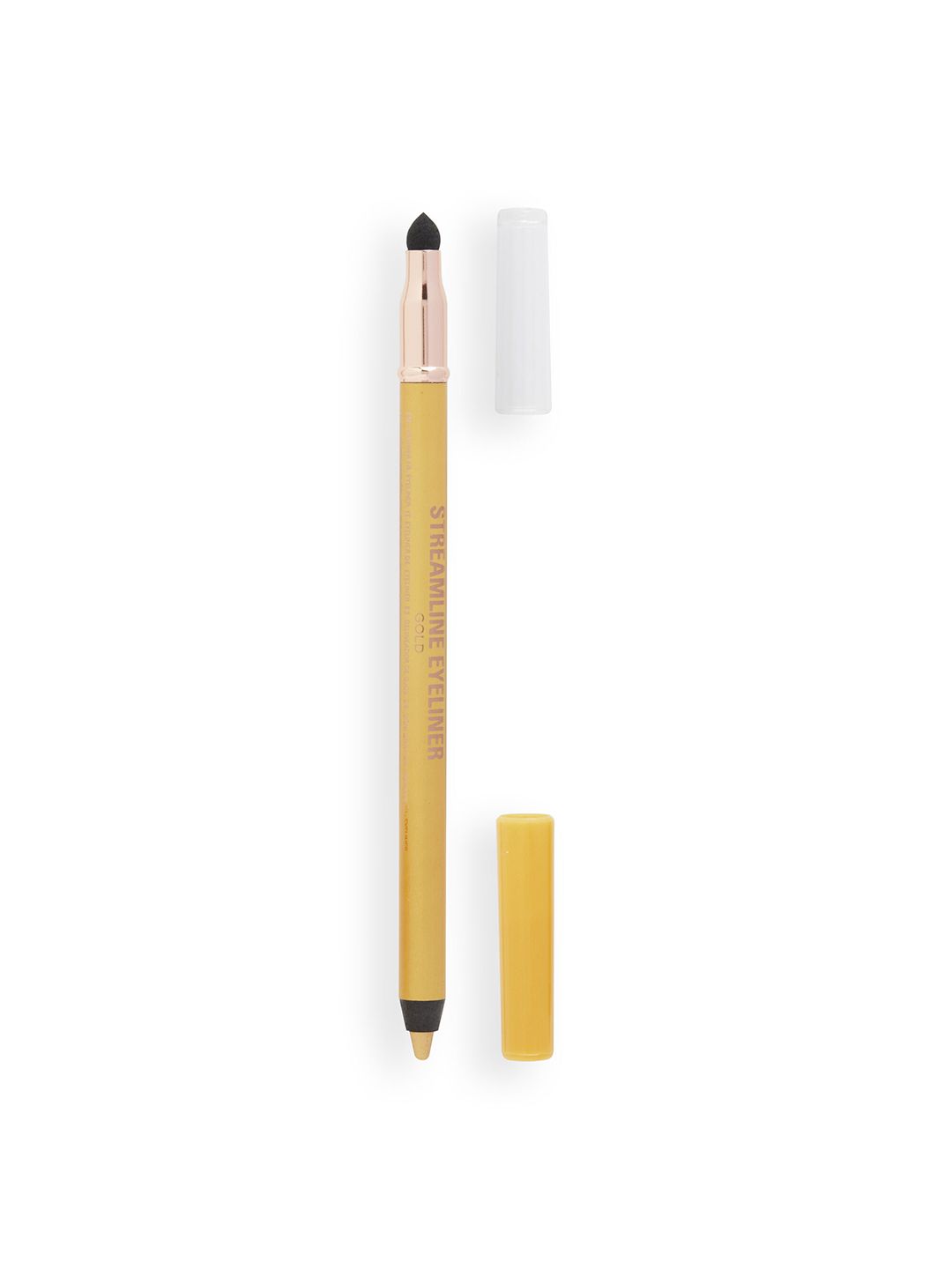 Makeup Revolution London Streamline Waterline Smudge-Proof Eyeliner Pencil - Gold-image-4