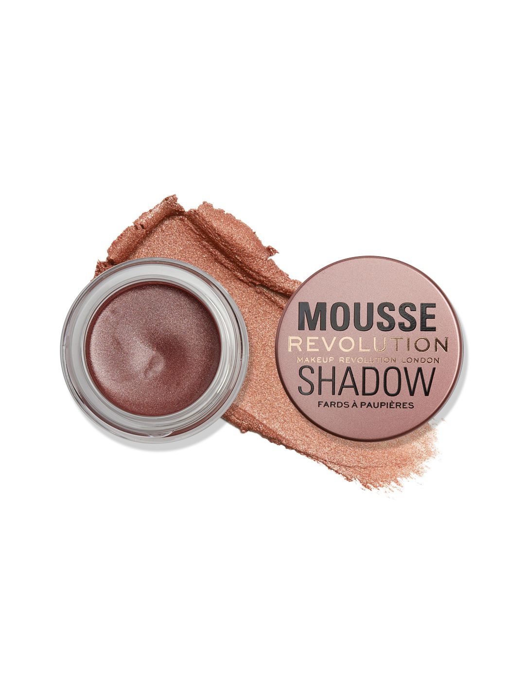 Makeup Revolution London Non-Sticky Creamy Whipped Mousse Eyeshadow 4g - Amber Bronze-image-3