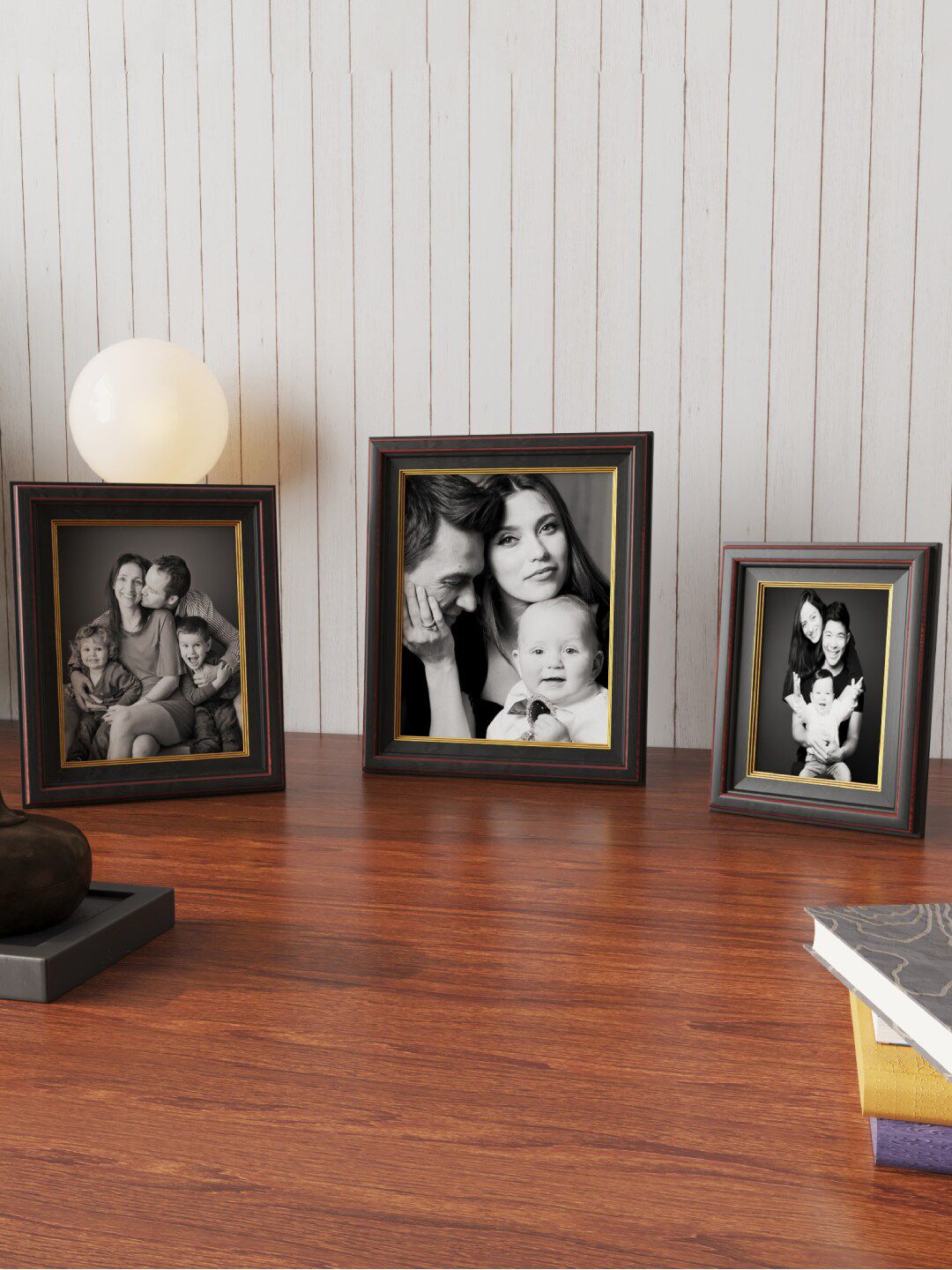 Art Street 3-Pcs Black 3D Table Top Photo Frames-picture-38