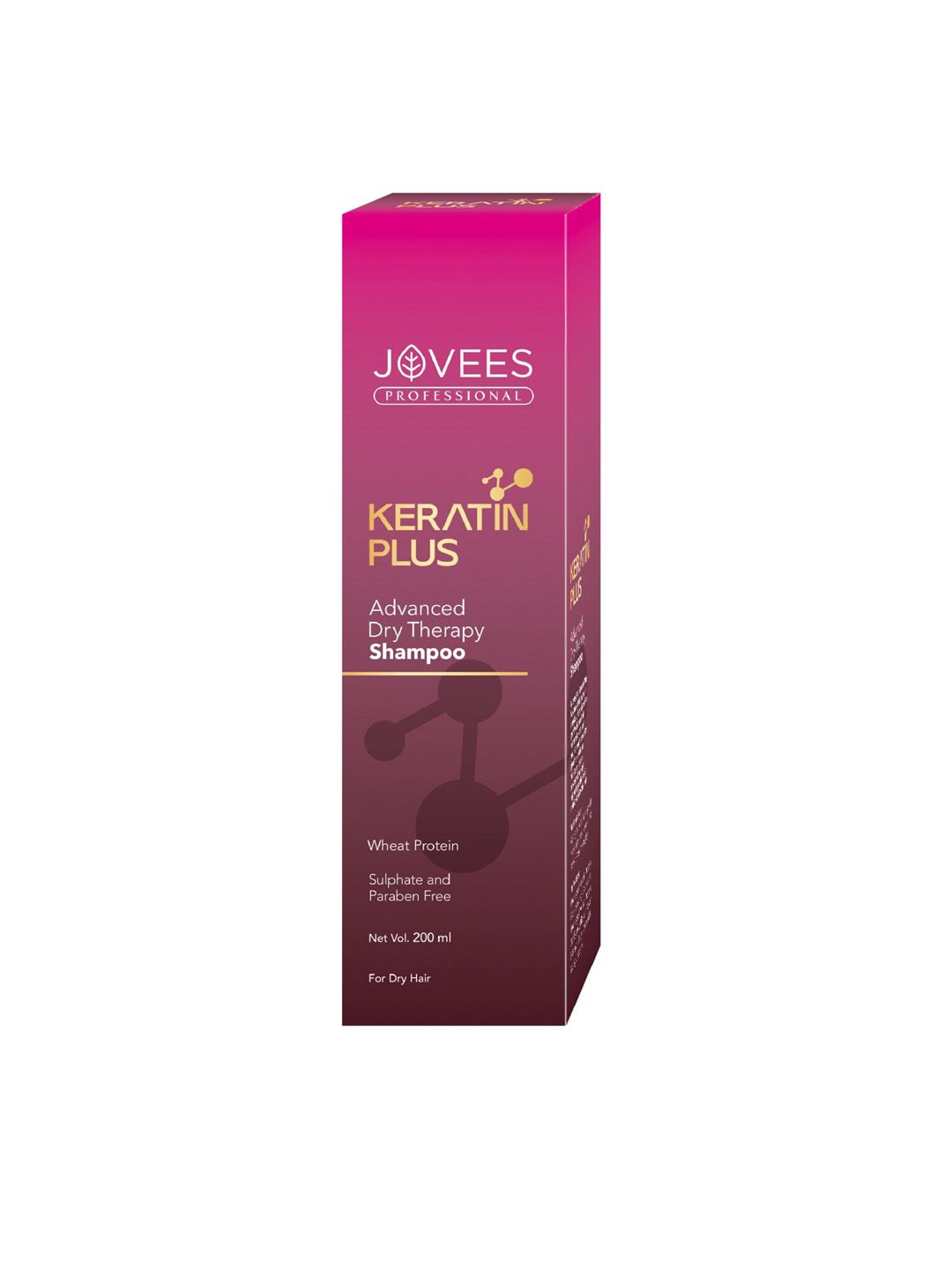 Jovees Herbal Keratin Plus Dry Therapy Shampoo - 200ml-image-1
