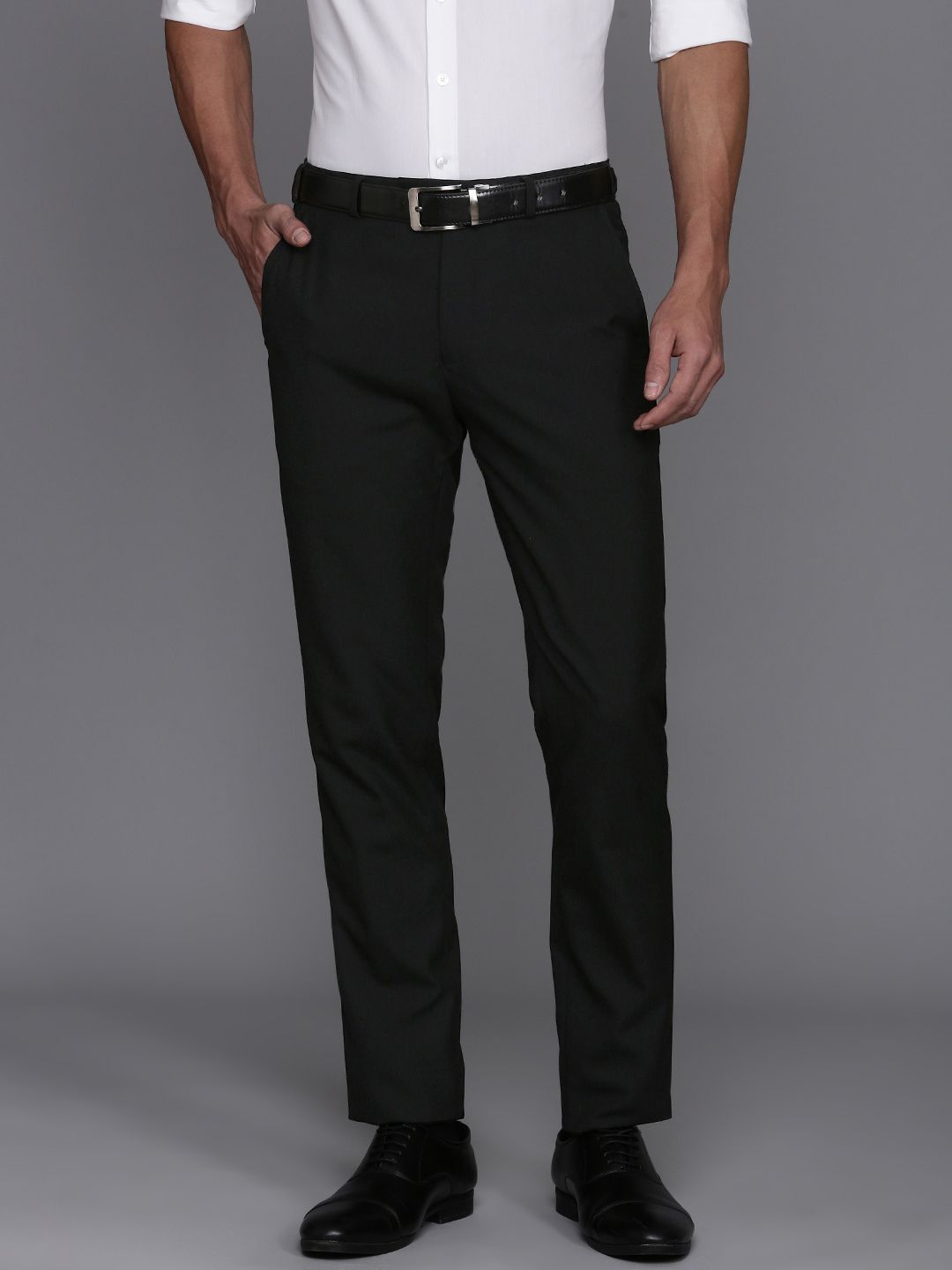 Raymond Men Slim Fit Formal Trousers-picture-51