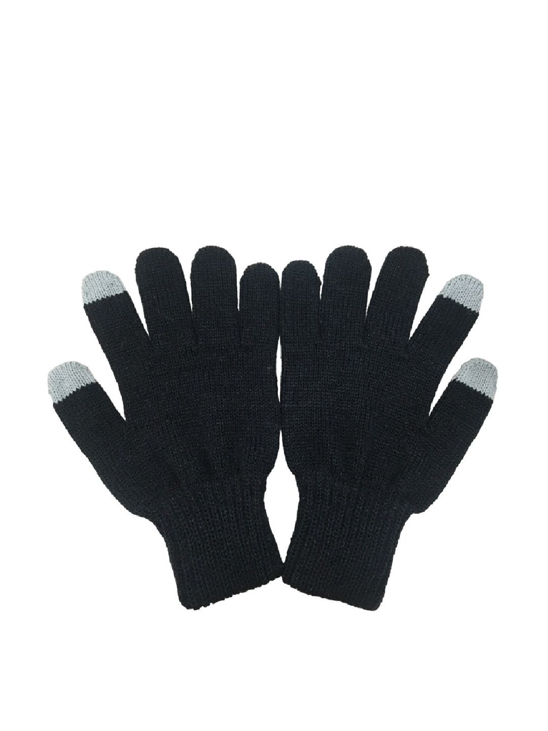 Gajraj Men Patterned Acrylic Winter Hand Gloves-image-5