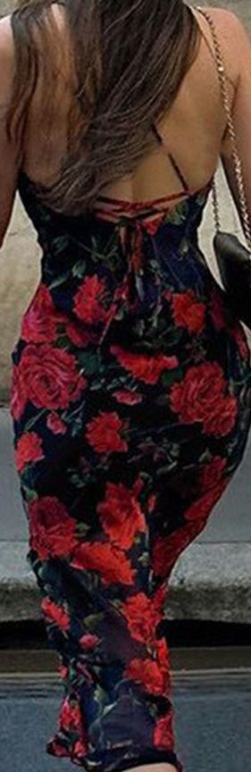Buy StyleCast Red & Black Floral Printed Bodycon Dress - Dresses for Women  23883630 | Myntra