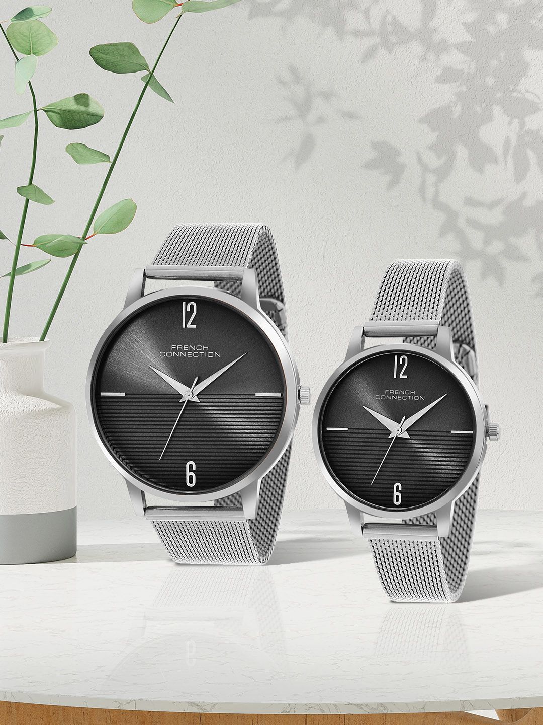 French Connection Unisex Round Analogue Watch FCN00061A