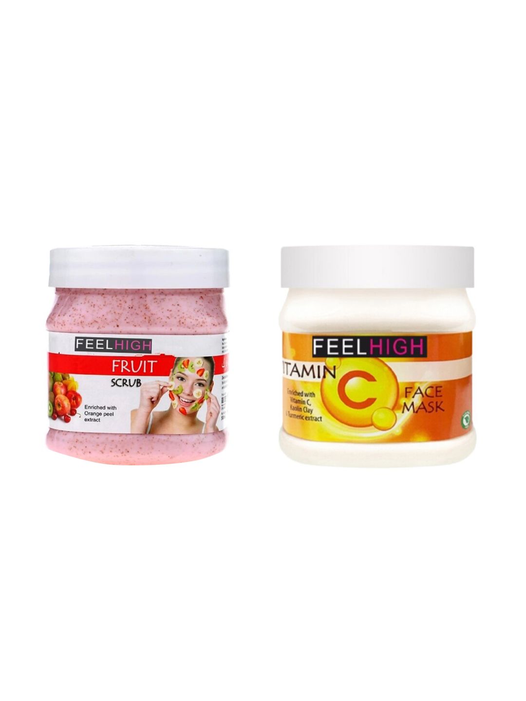 FEELHIGH Face & Body Fruit Scrub & Vitamin C Mask-1000ml-image-46