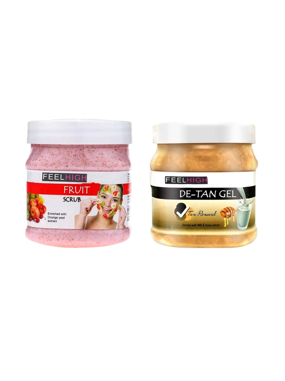 FEEL HIGH Face & Body Fruit Scrub & De-Tan Gel-image-42