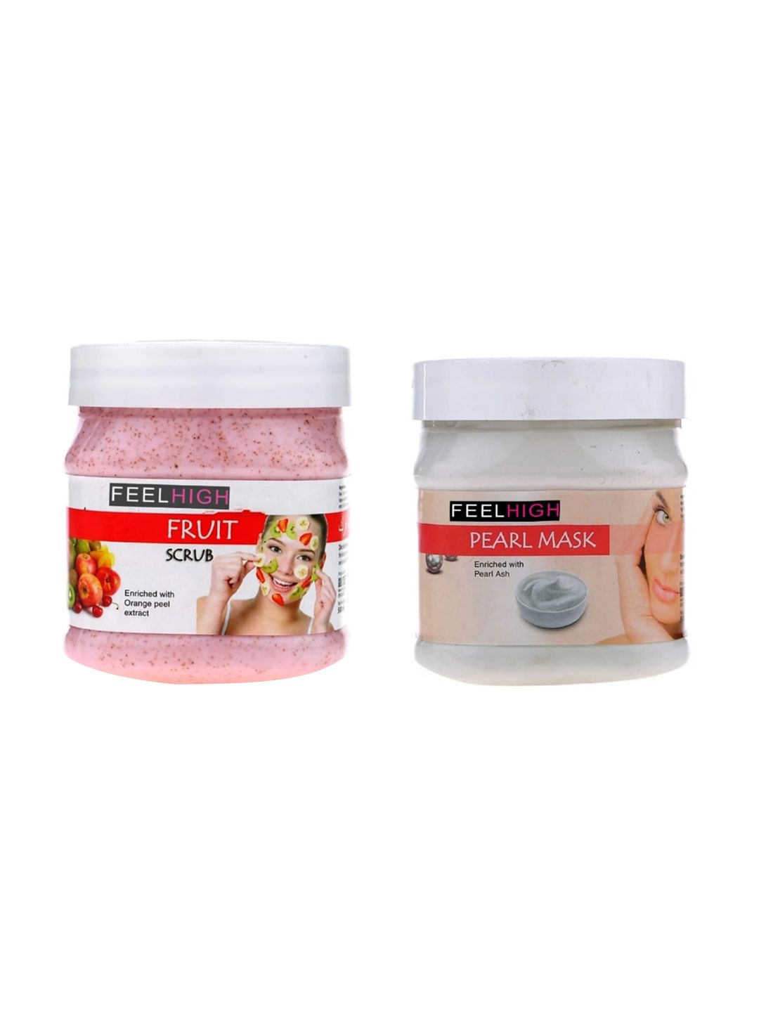 FEEL HIGH Face & Body Fruit Scrub & Pearl Mask-image-10