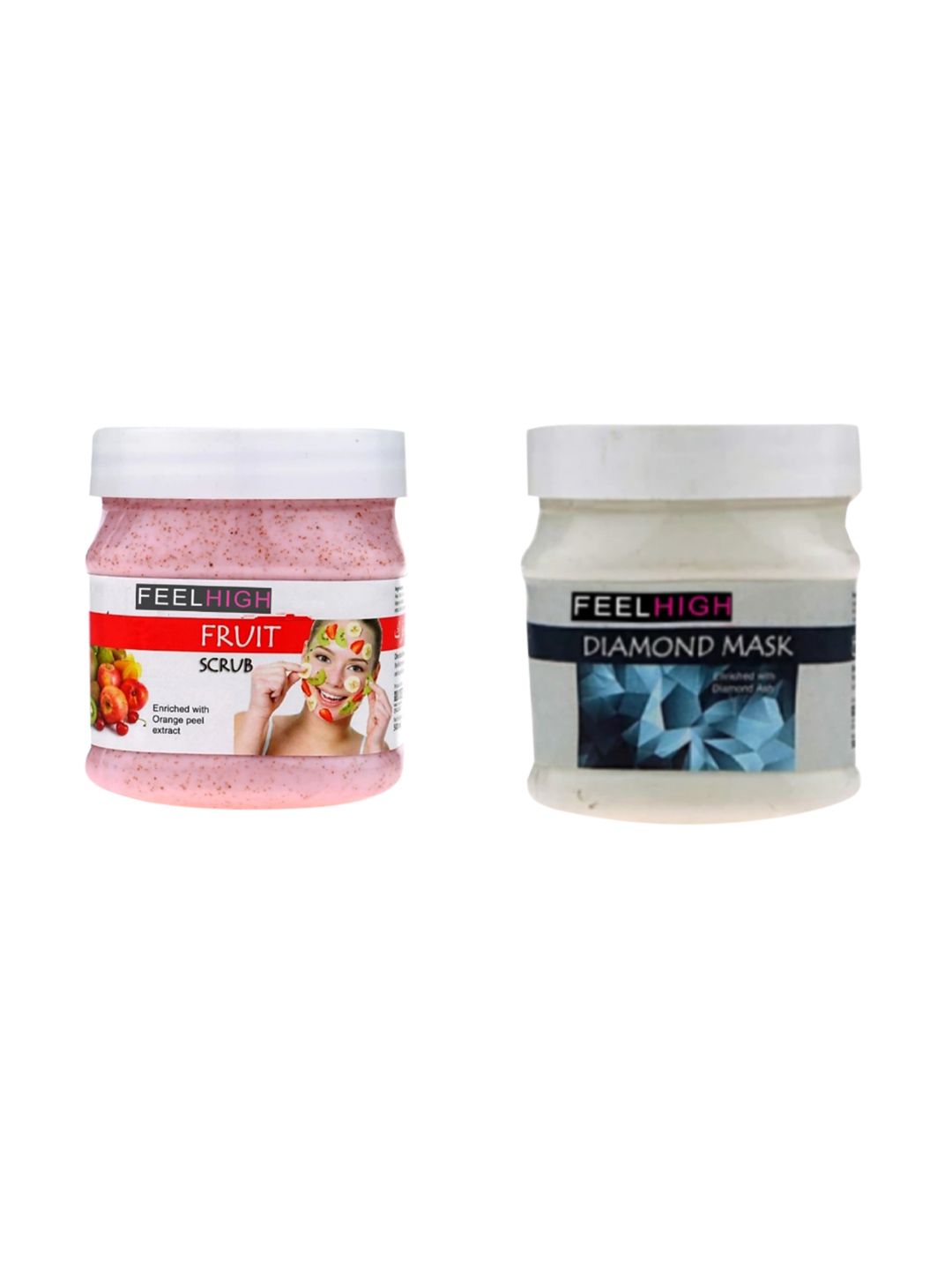 FEEL HIGH Face & Body Fruit Scrub & Diamond Mask-image-14