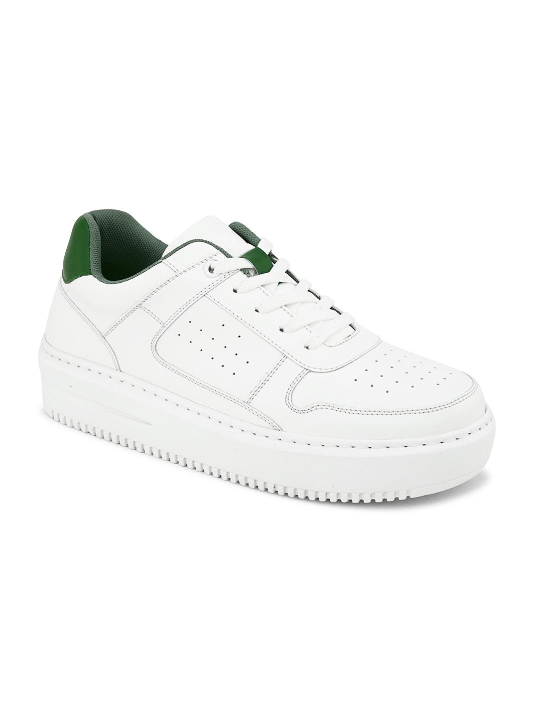 The Roadster Lifestyle Co. Women White Perforated Lightweight Sneakers