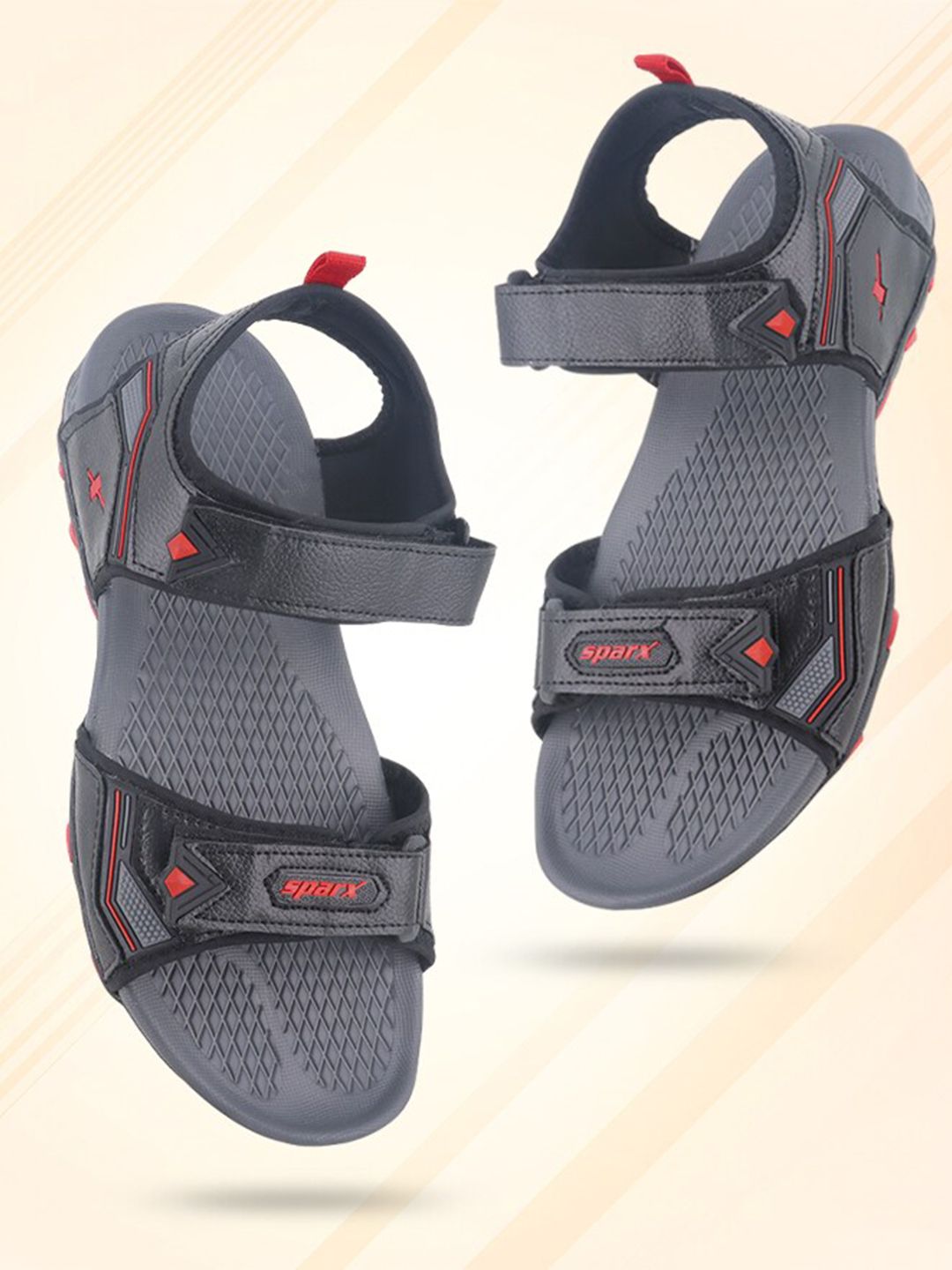 Sparx Men Textured Sports Sandals-picture-13