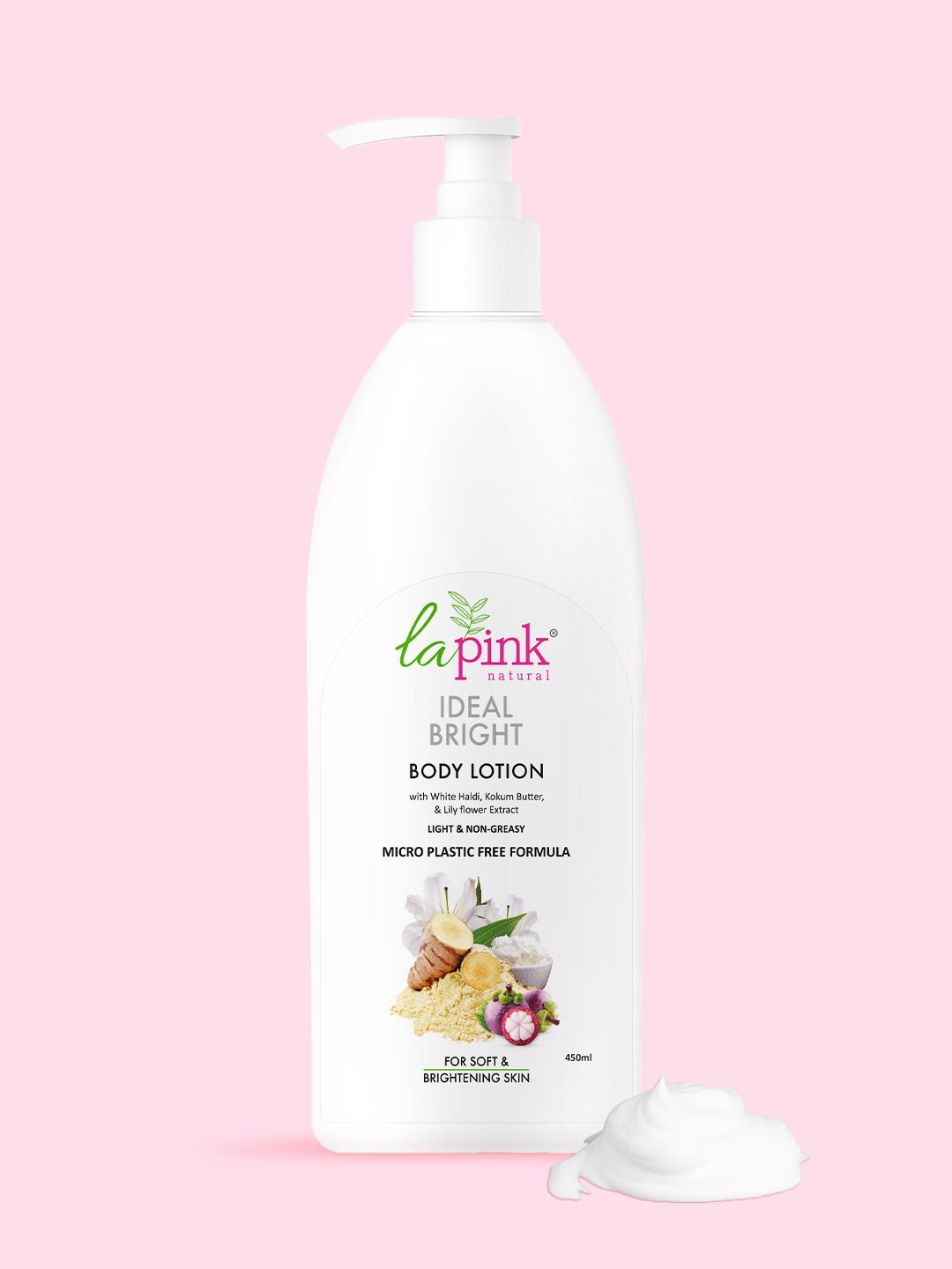 La Pink Ideal Bright Non-Greasy Body Lotion for Soft & Brightening Skin - 450 ml-image-16